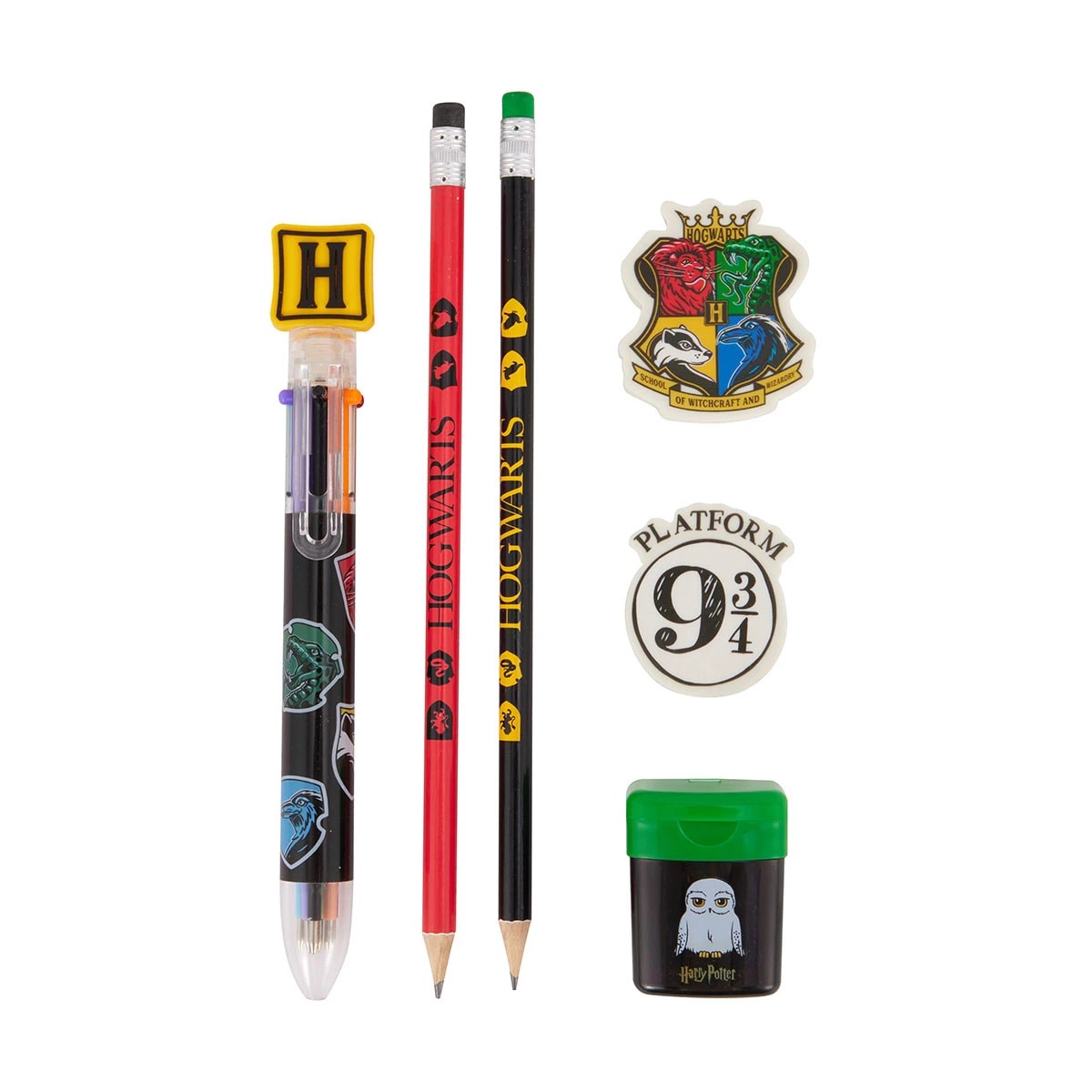 1 6 Piece Wizarding World Harry Potter Stationery Set, 1 of 10