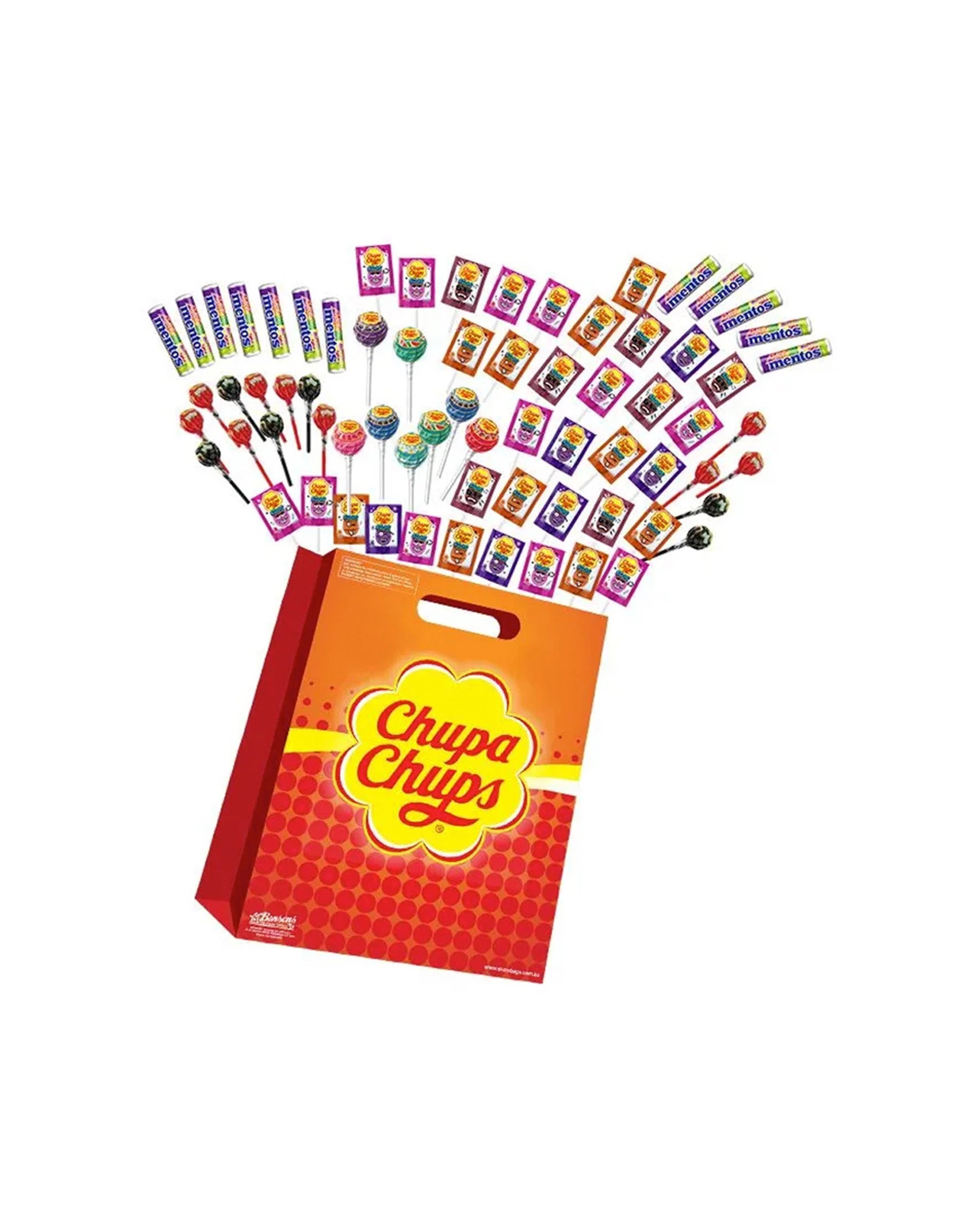 1 Chupa Chups Megabag Lollypop Confectionery Candy Sweet Treat Showbag - Multi, 1 of 1