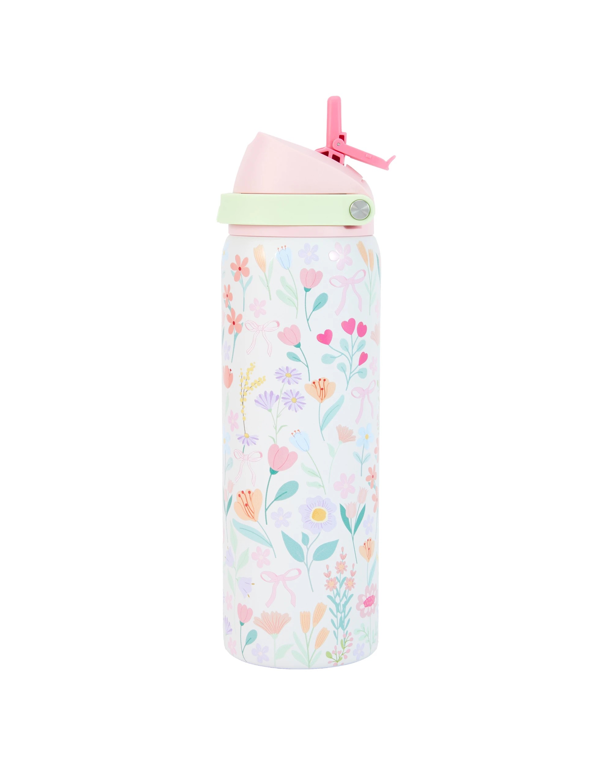 1 940ml Floral Dual Function Drink Bottle, 1 of 7