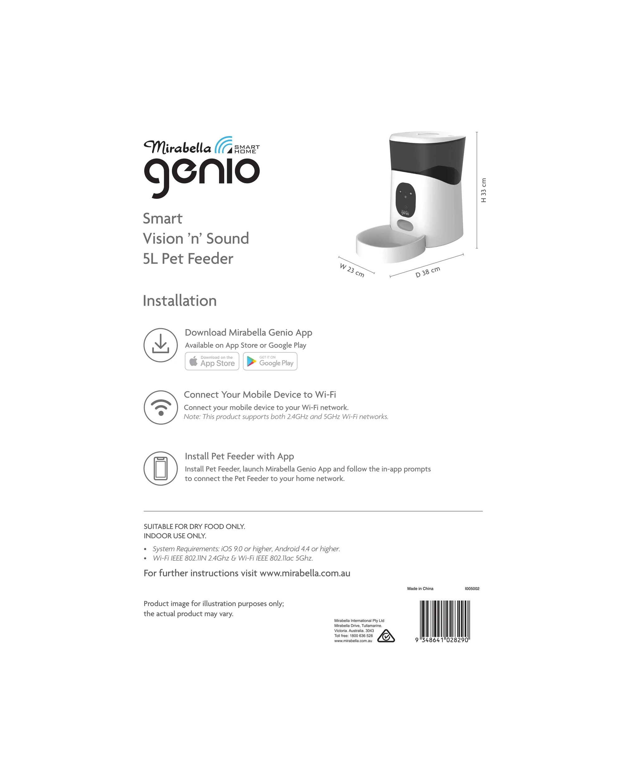3 5L Pet Feeder with Camera, 3 of 9