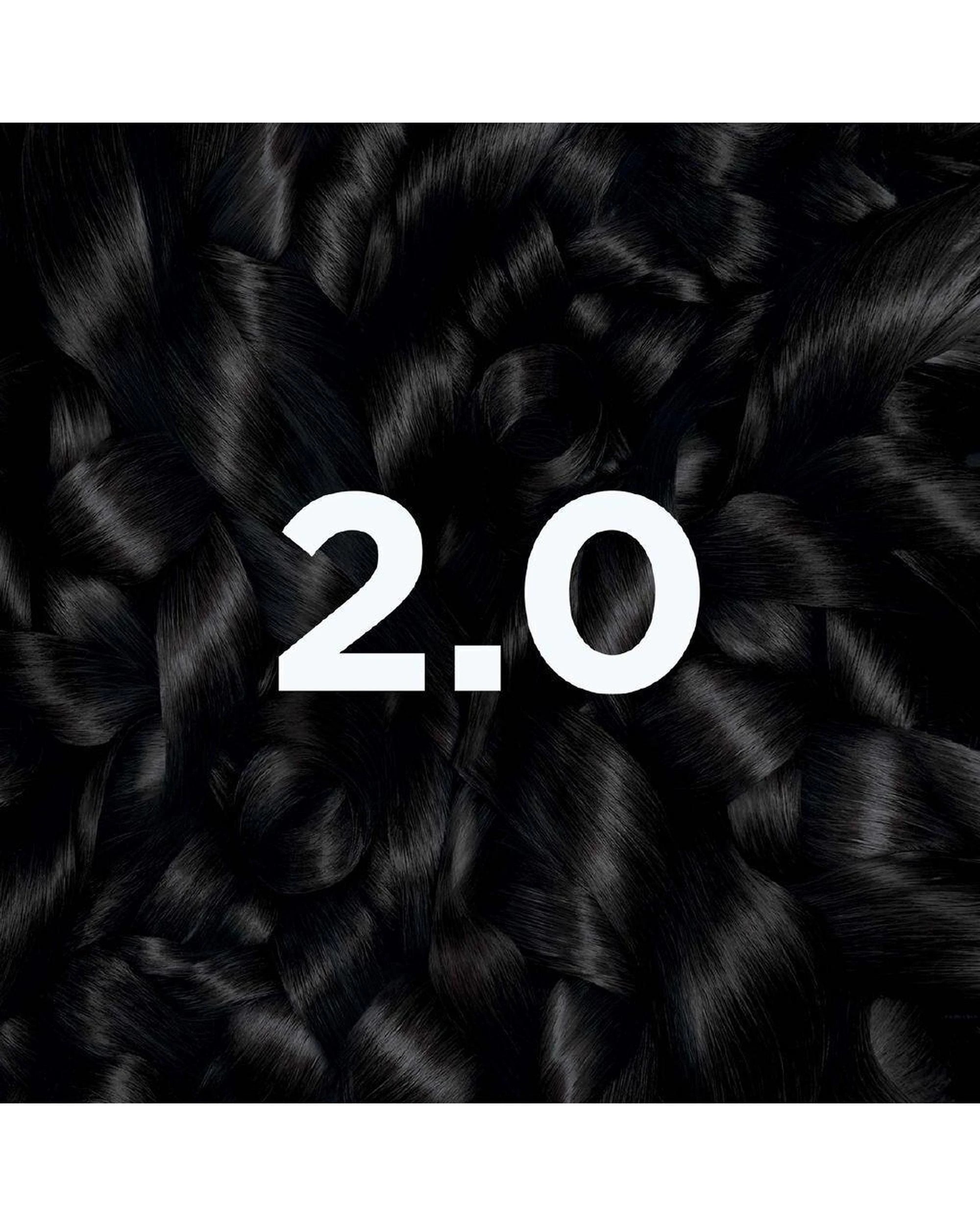 9 3 x Garnier Permanent Hair Colour - 2.0 Truffle Soft Black - Black, 9 of 10