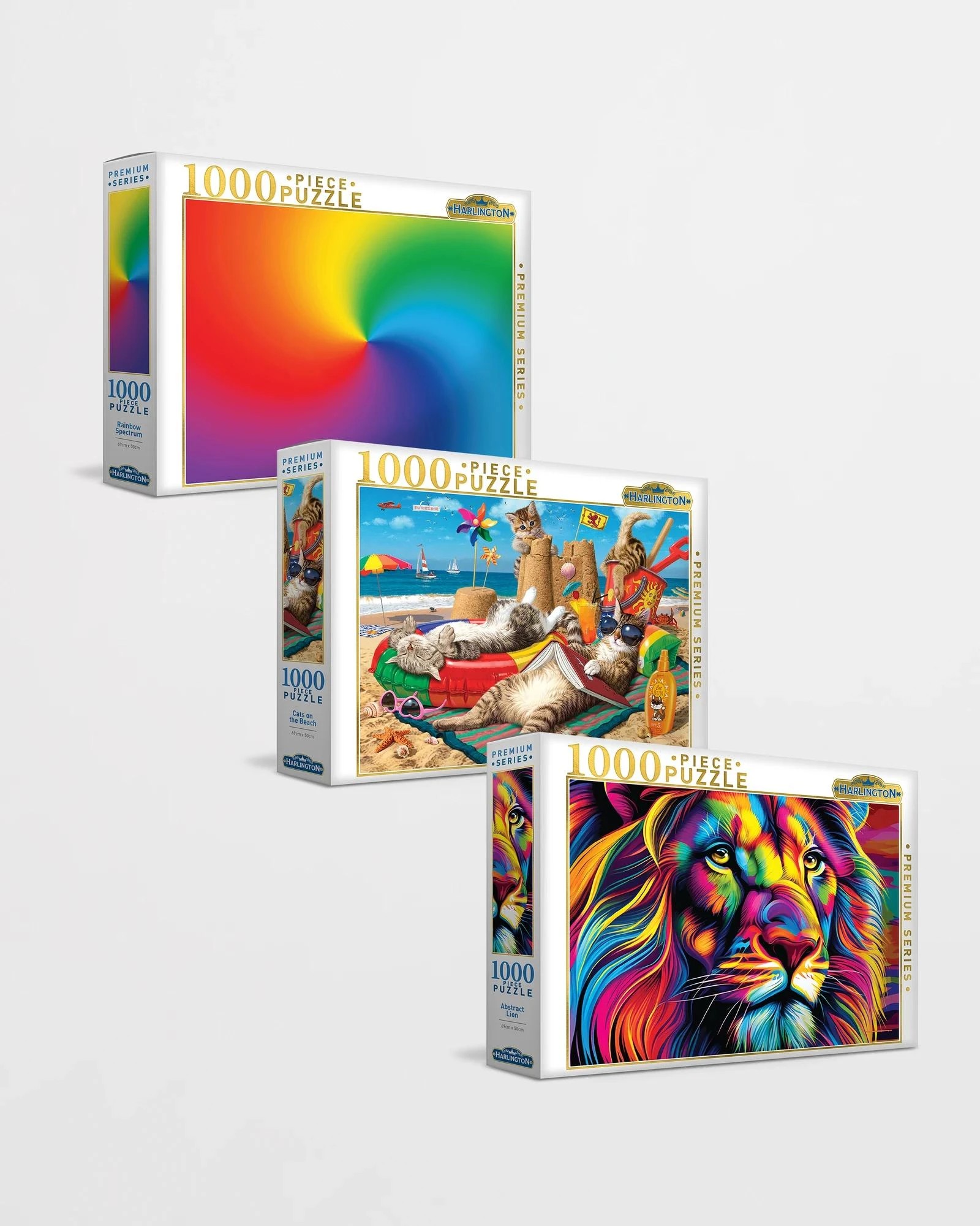 1 Harlington 1000 Piece Jigsaw Puzzle - Colour - Assorted* - Multi, 1 of 9