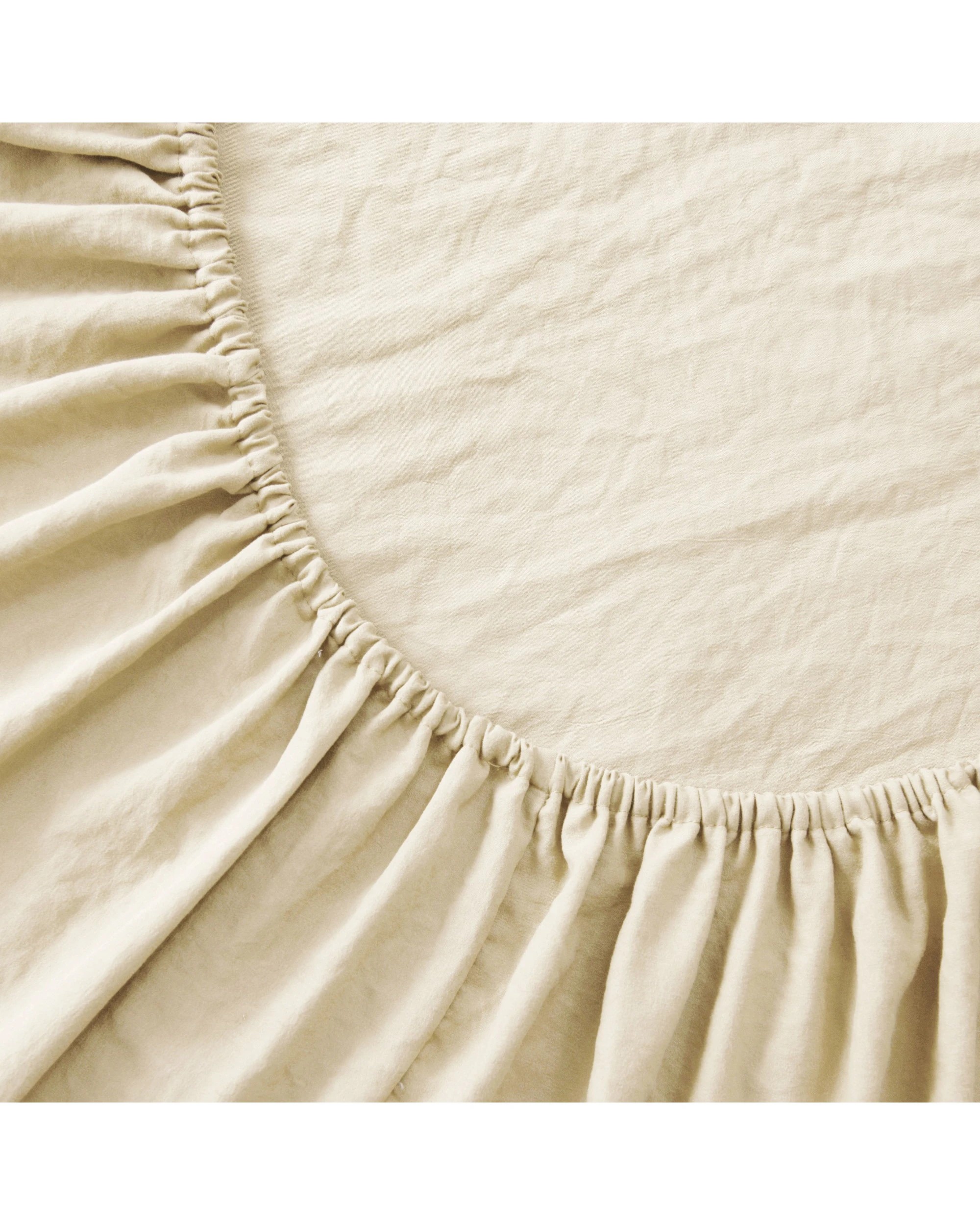 7 Dreamaker Superfine Washed Microfibre Combo Fitted Sheet Set - Double Bed - Natural, 7 of 8