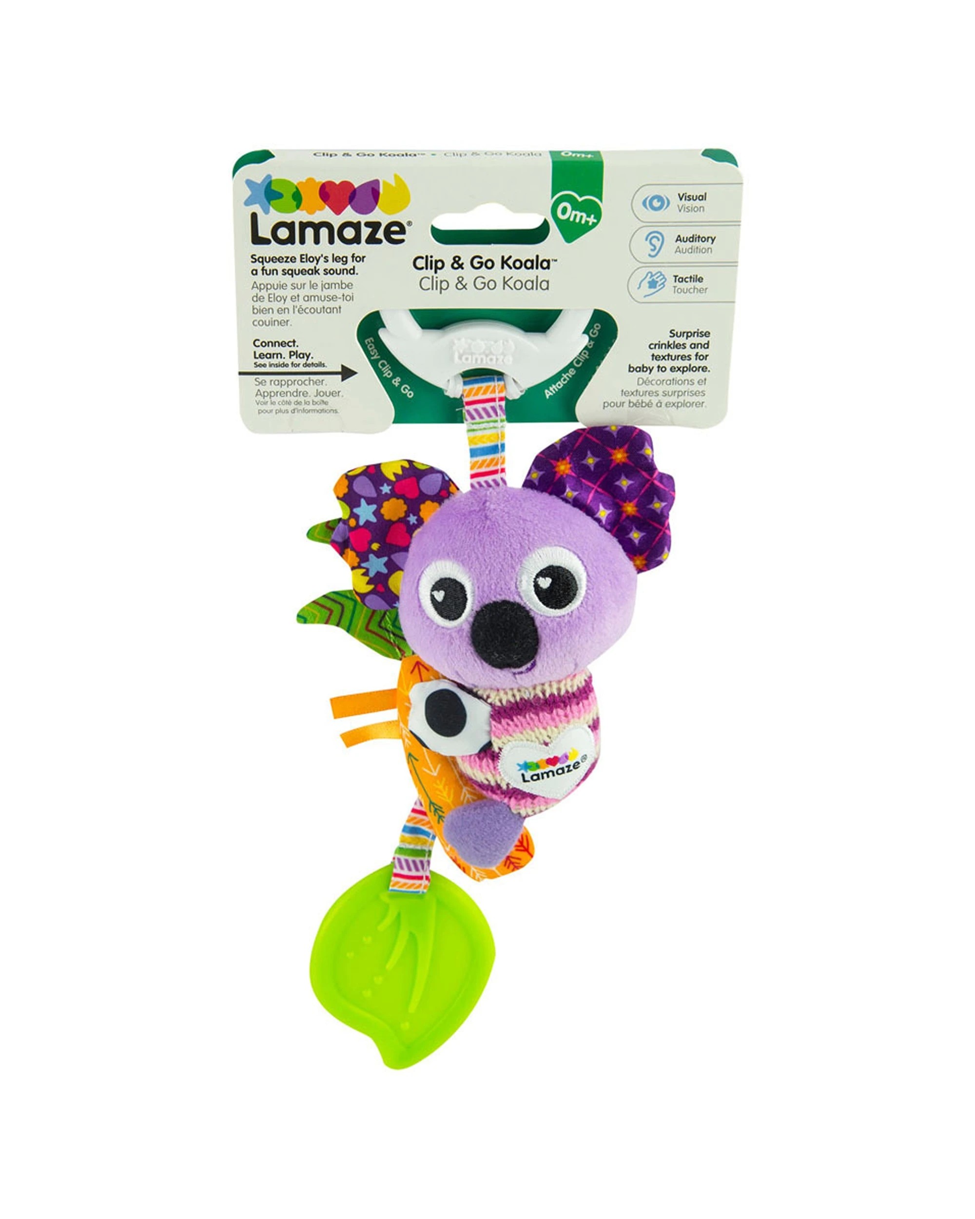 3 Lamaze Walla Walla Koala Mini Clip and Go Plush Toy 2PK - Multi, 3 of 7