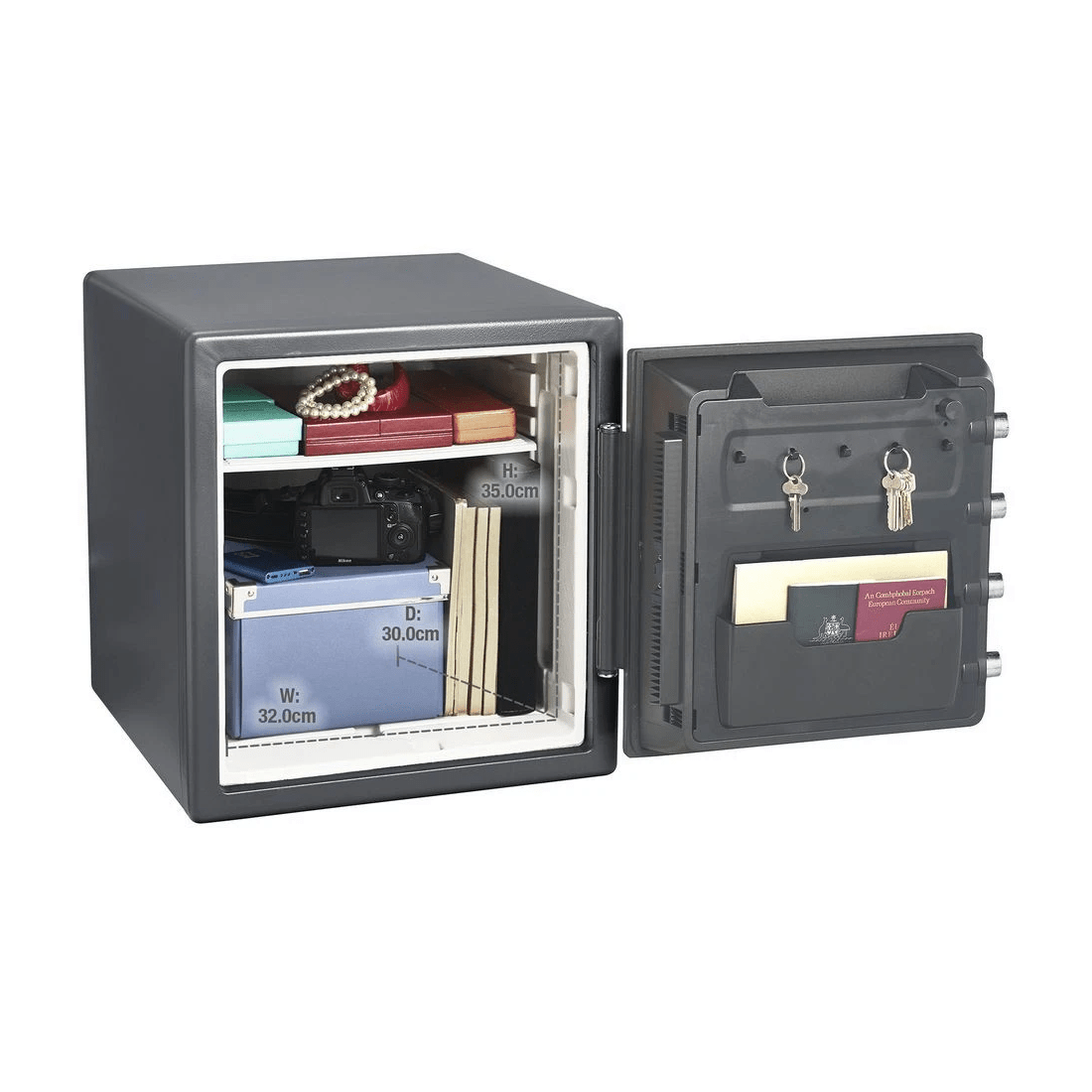 2 Sentry Safe 34.8L Fire and Water Resistant Digital Safe, 2 of 5