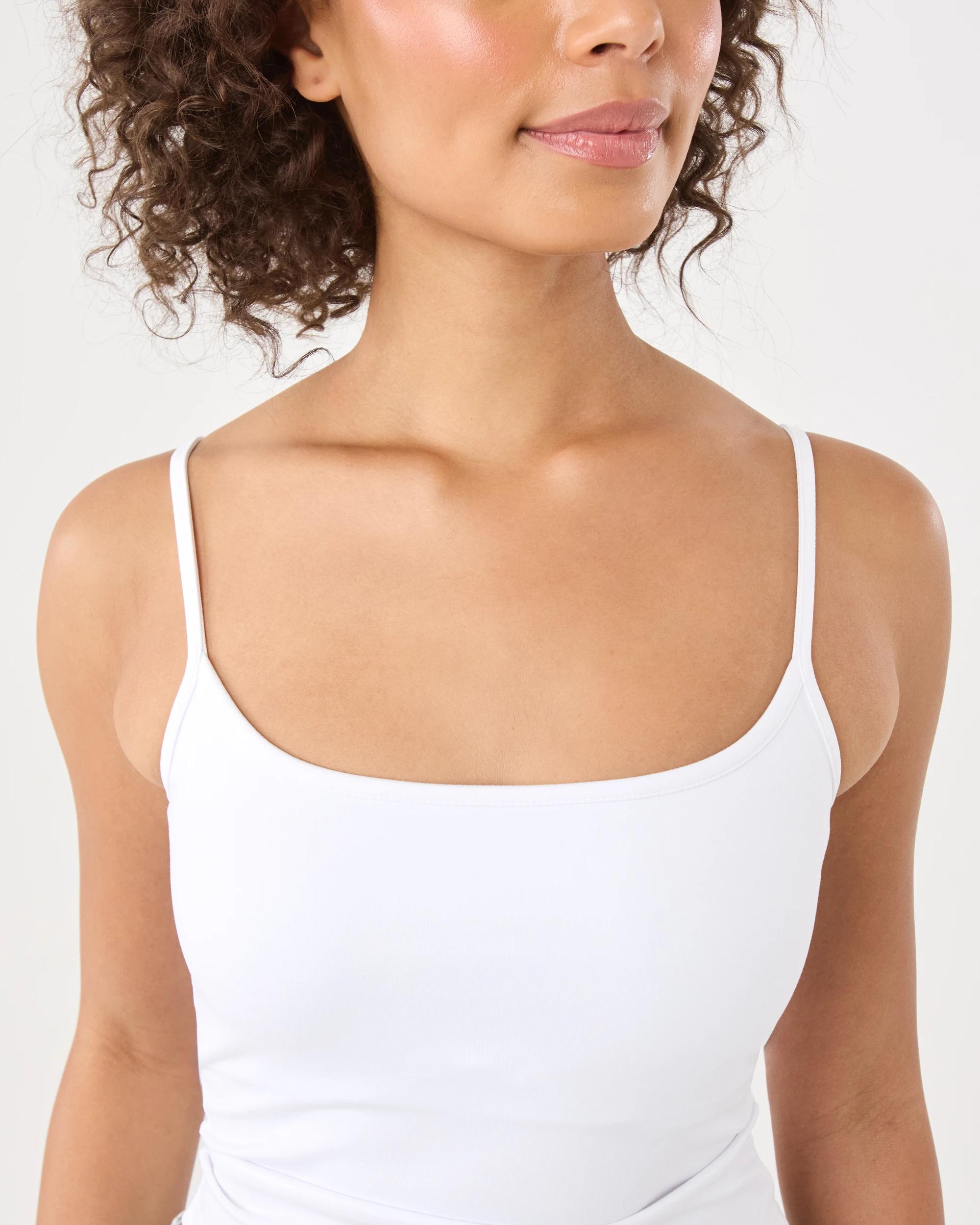 6 Contour Shelf Cami White, 6 of 7