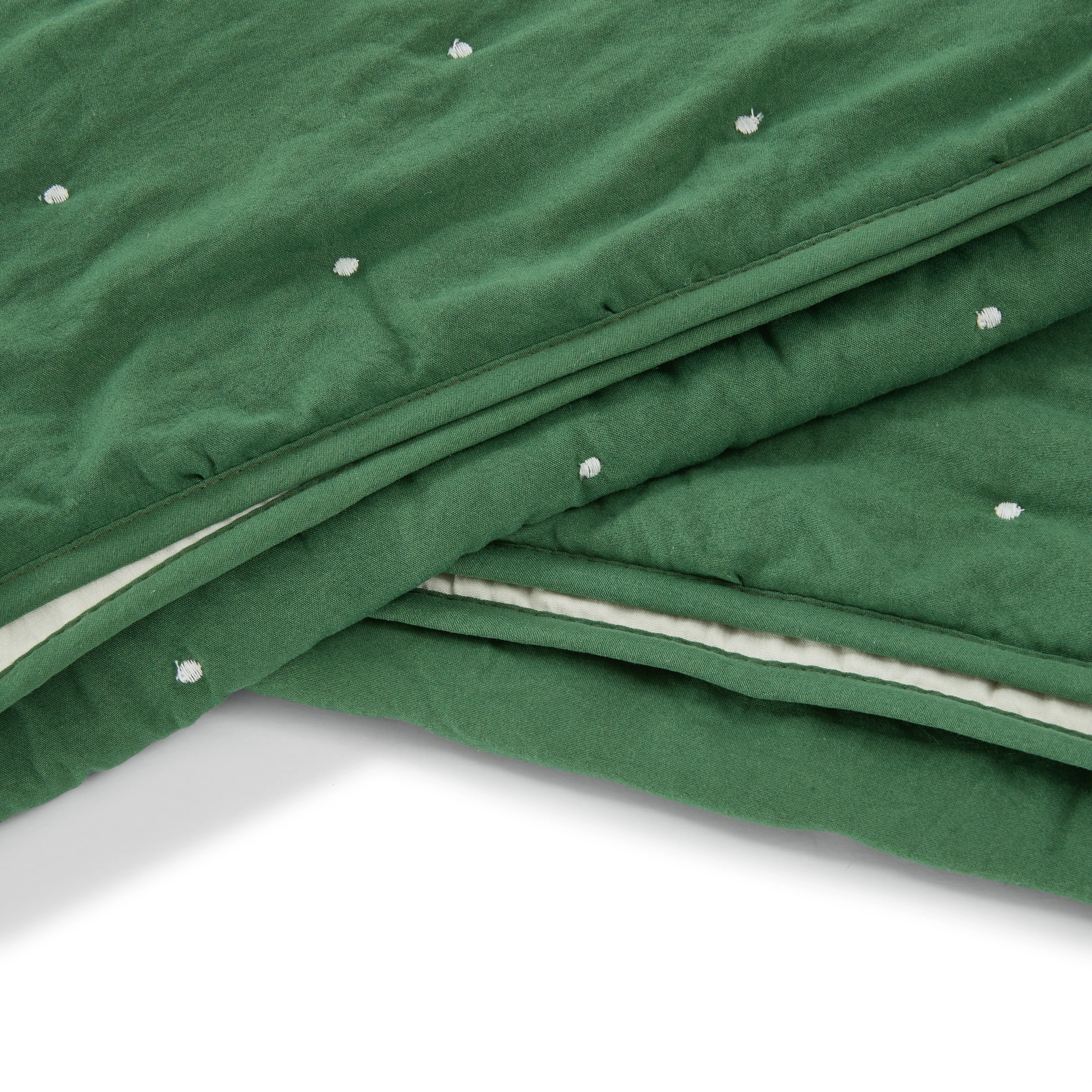 7 Polka Dot Reversible Coverlet Set - Queen/ King Bed, 7 of 9