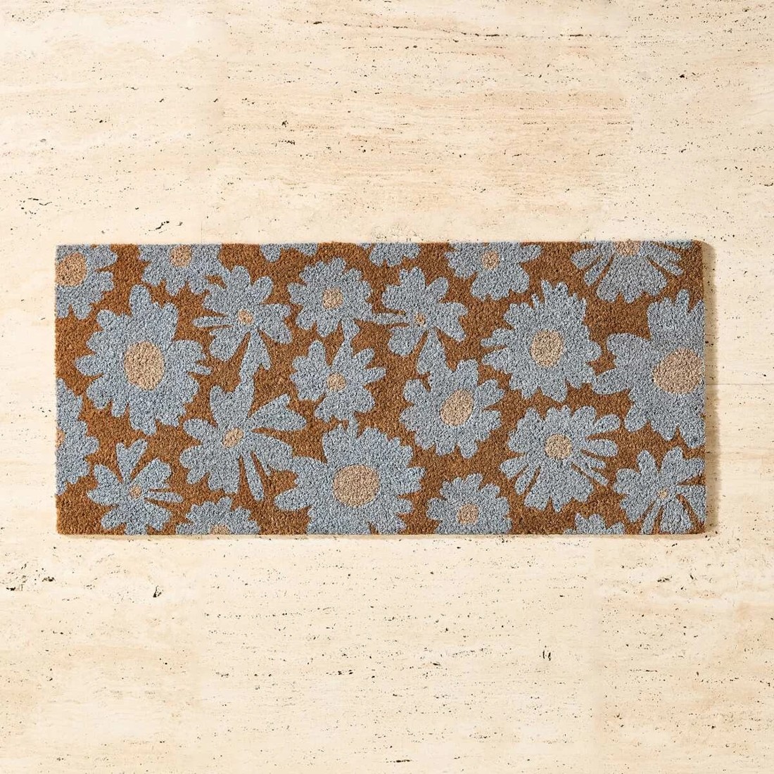 2 Floral Door Mat - 100cm x 45cm, 2 of 5
