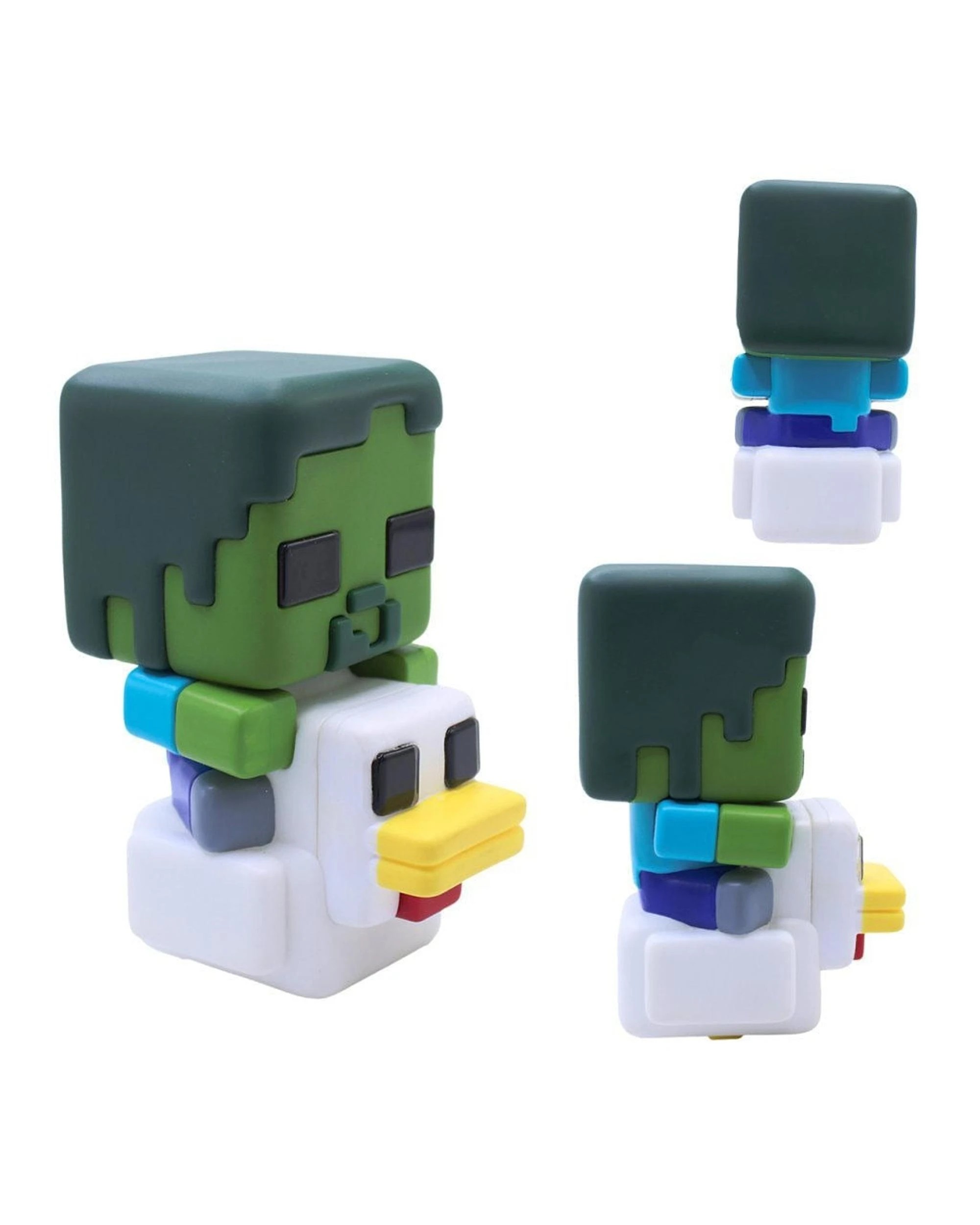 3 Minecraft Softeez Chicken Jockey Squishy Figure, 3 of 3