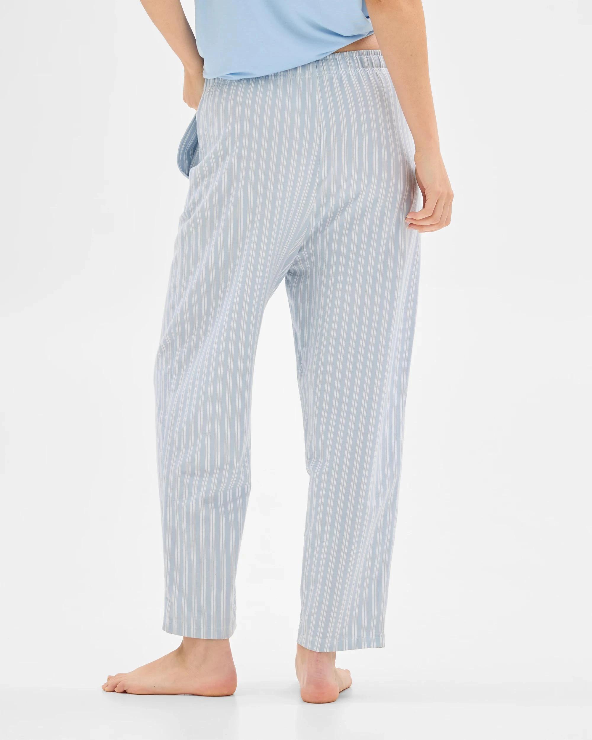 4 Target Australian Cotton 7/8 Length Sleep Pyjama Pants BLUE / STRIPE, 4 of 5