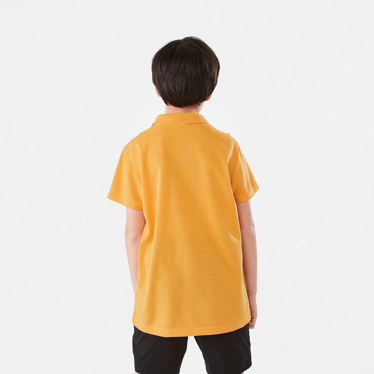 2 School Polo T-shirt Gold, 2 of 8