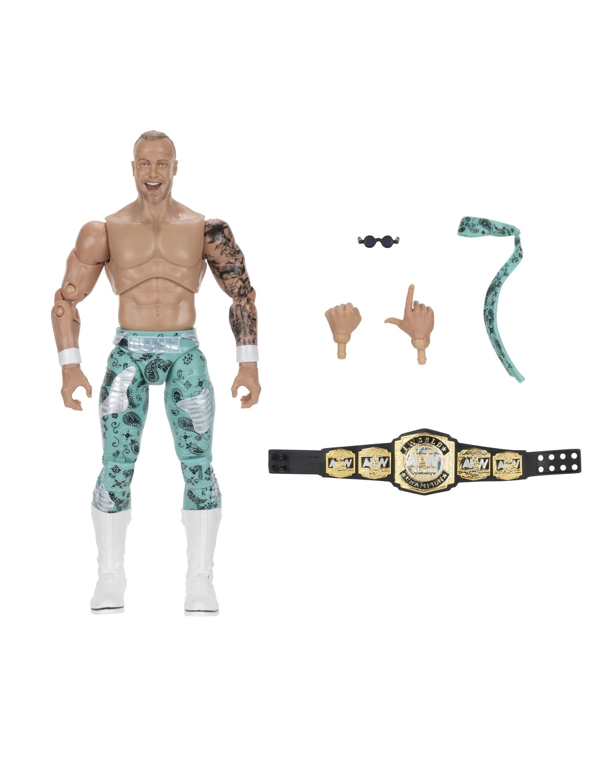 2 AEW All Elite Wrestling Unrivaled Austin Gunn Figure, 2 of 4