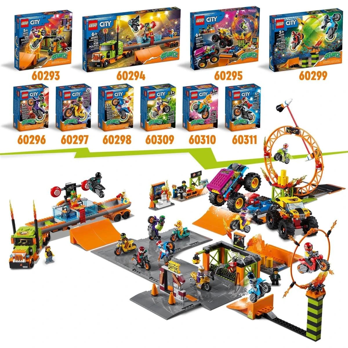 7 LEGO City Stunt Rocket Stunt Bike 60298, 7 of 8