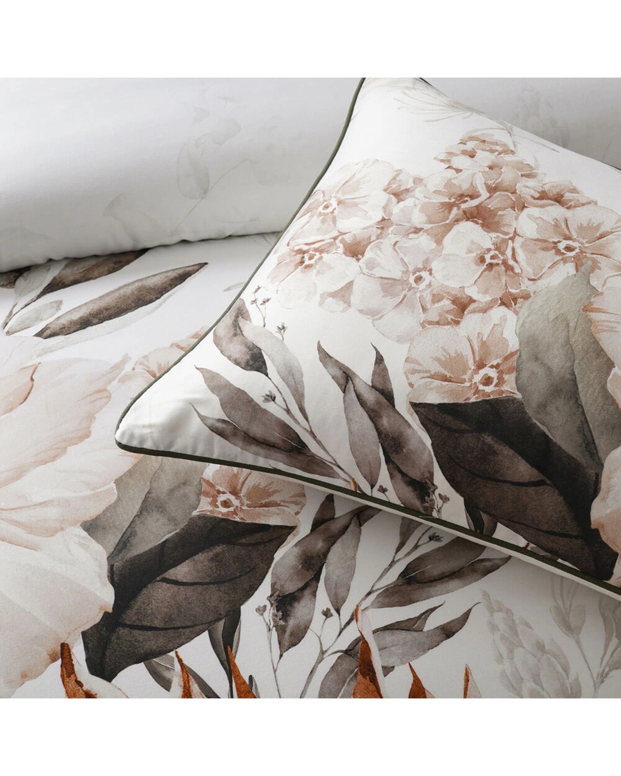 3 Bianca Somerset Queen Cotton Sateen Quilt Cover & Pillowcase Set - White, 3 of 4