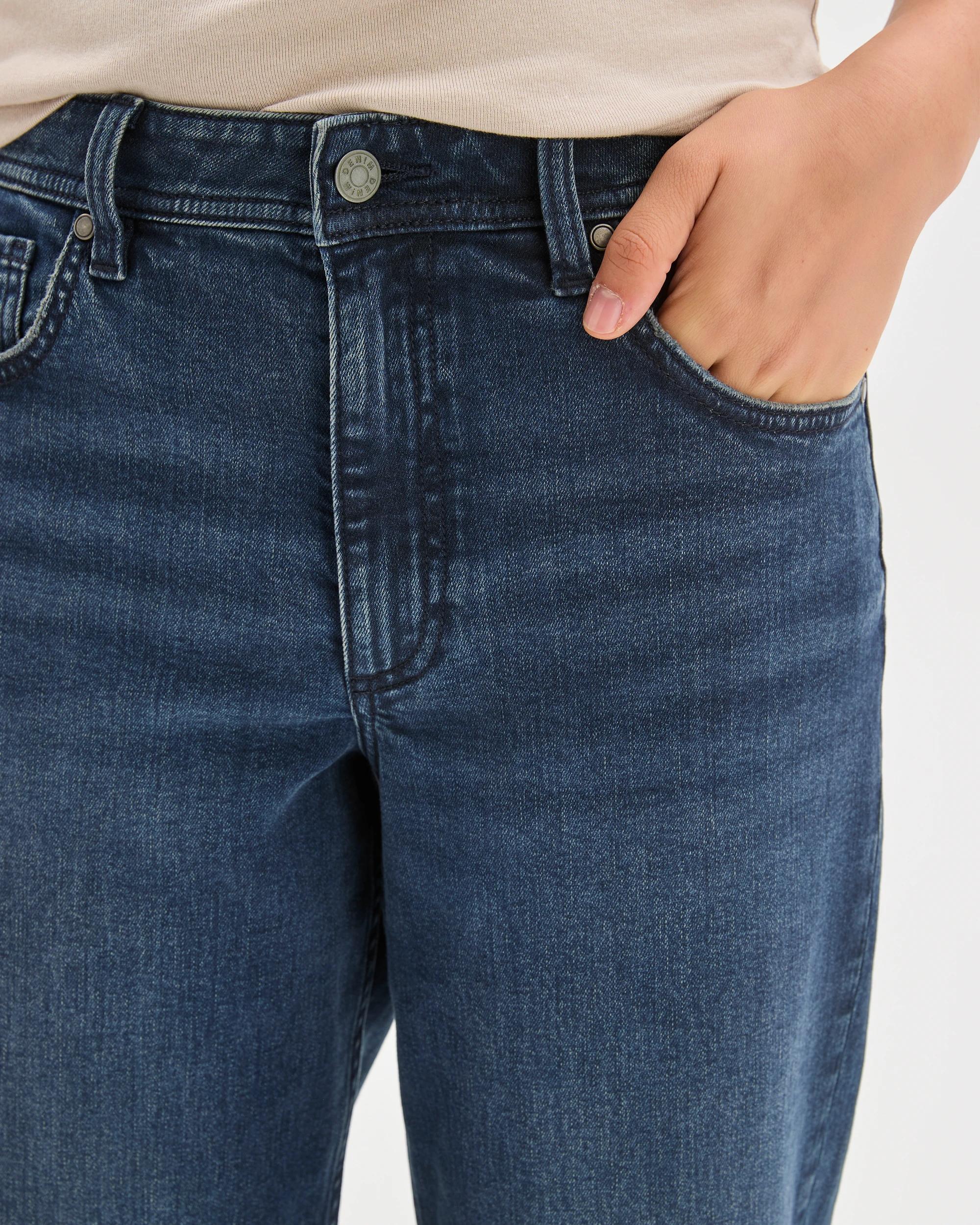 5 Target Denim Mid Rise Courtney Girlfriend Denim Jeans MOONLIGHT, 5 of 7