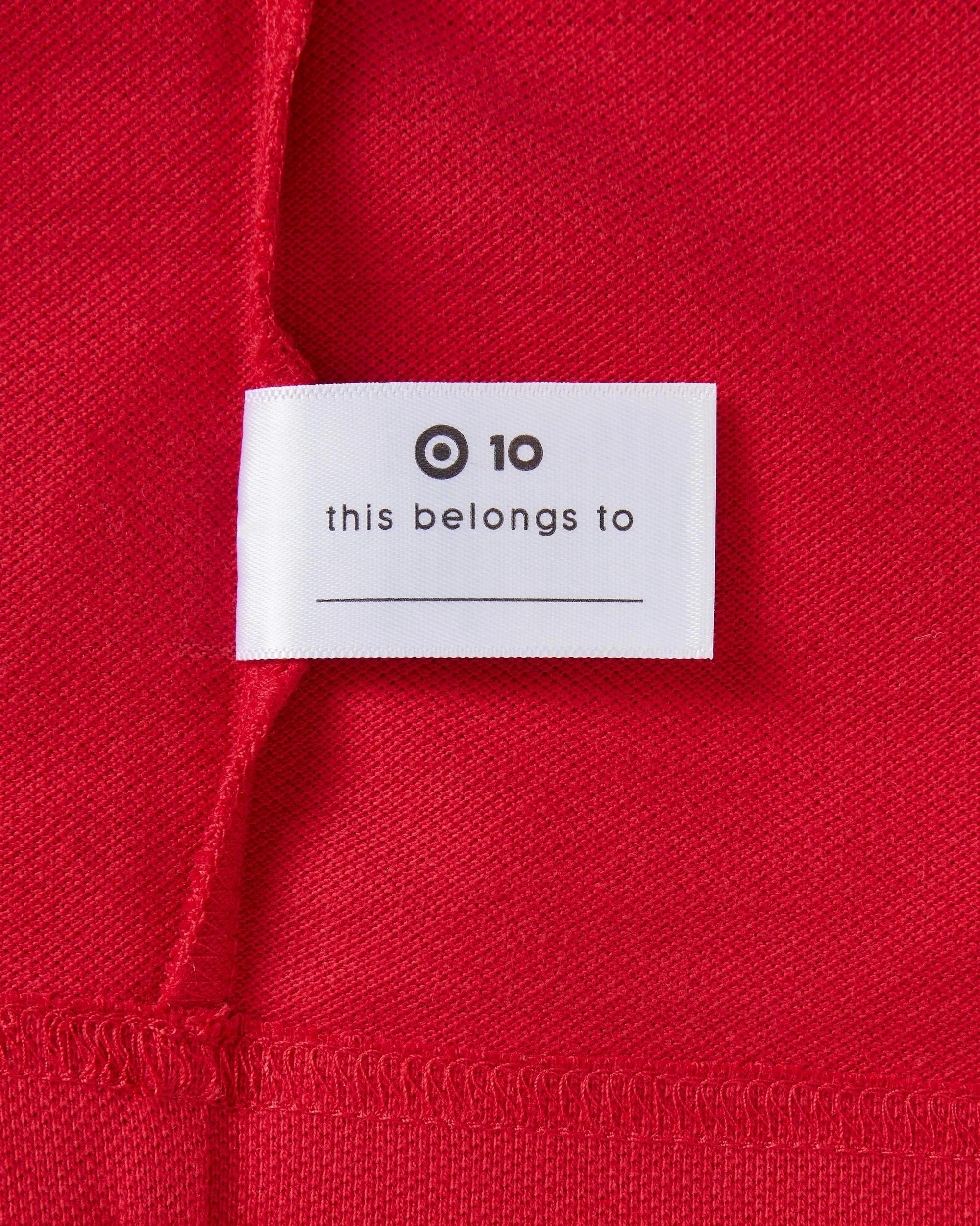 10 Target Short Sleeve School Polos RED, 10 of 10