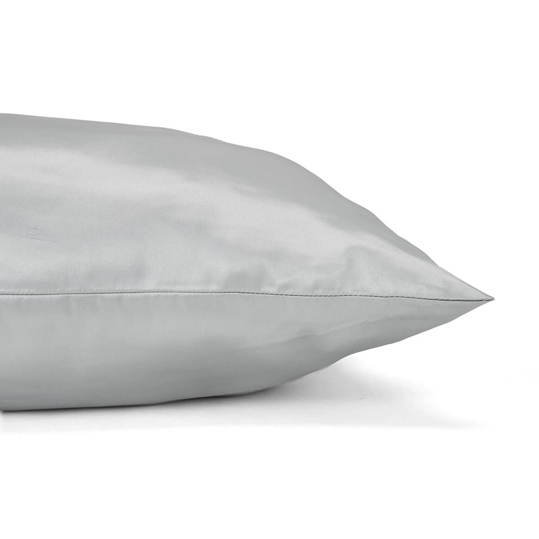4 Silk Pillowcase - Silver, 4 of 7