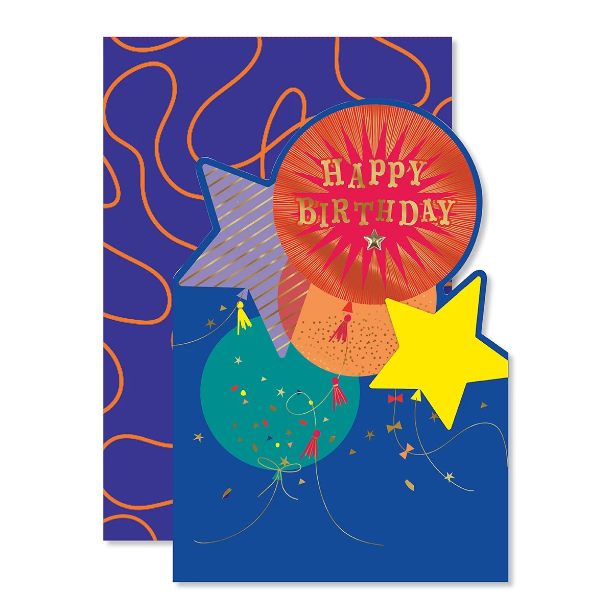 1 Hallmark Birthday Card - Balloons, 1 of 3