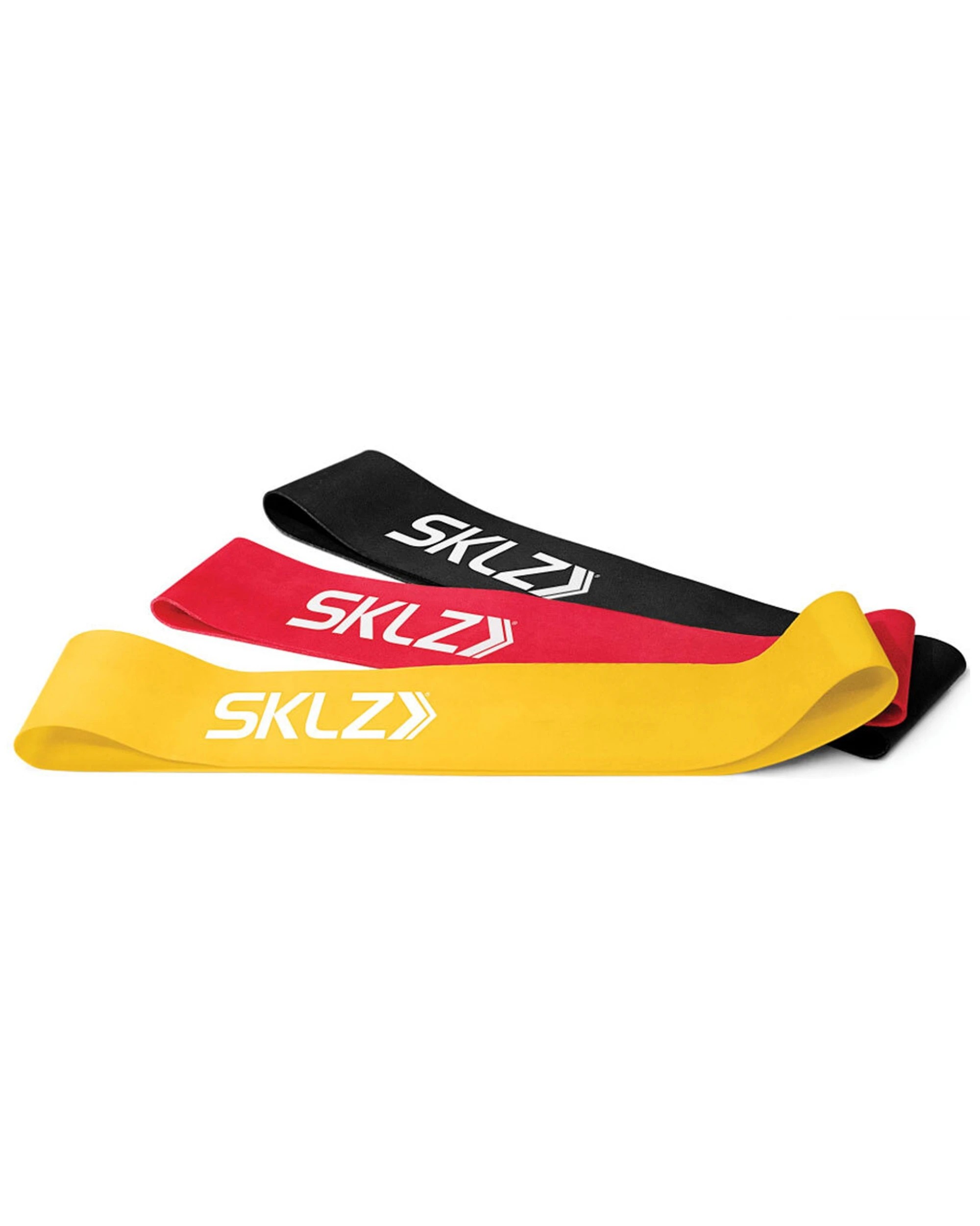 1 SKLZ Mini Bands 3 Pack Resistance Loops Light Medium Heavy With Booklet - Multi, 1 of 4