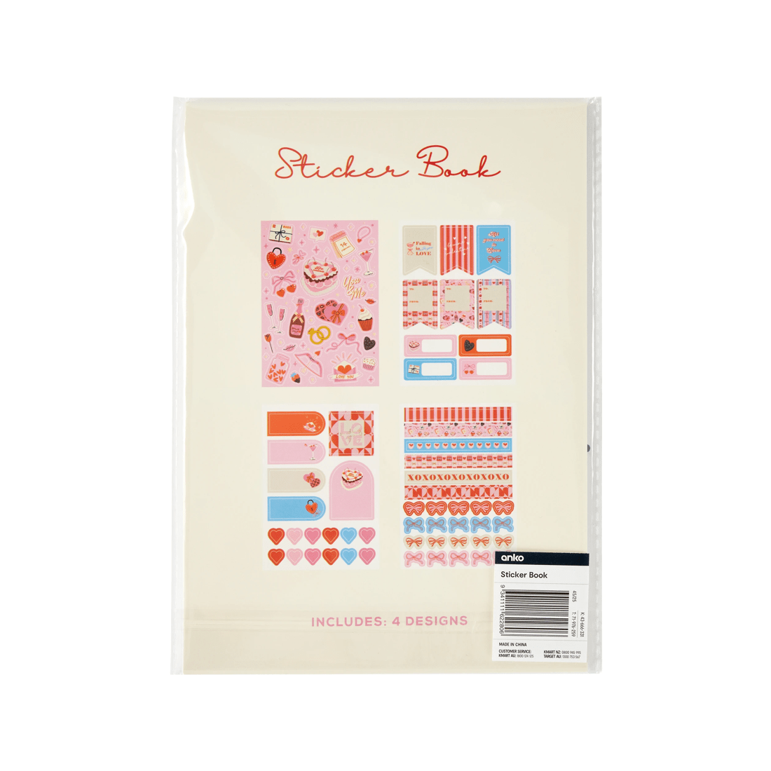 6 Valentine's Day Sticker Book - 12 Sheets, 6 of 6