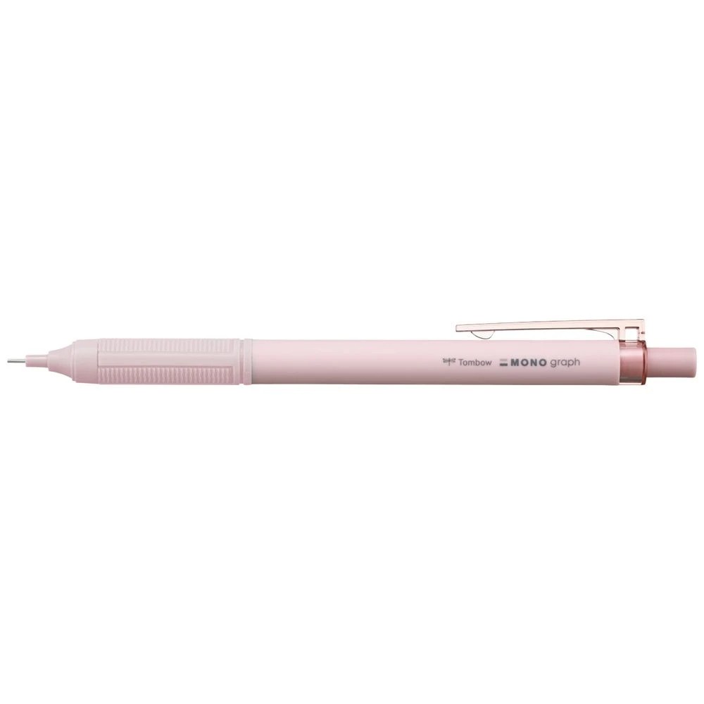 1 Tombow MONO Graph Lite 0.5mm Mechanical Pencil Grey Pink, 1 of 4