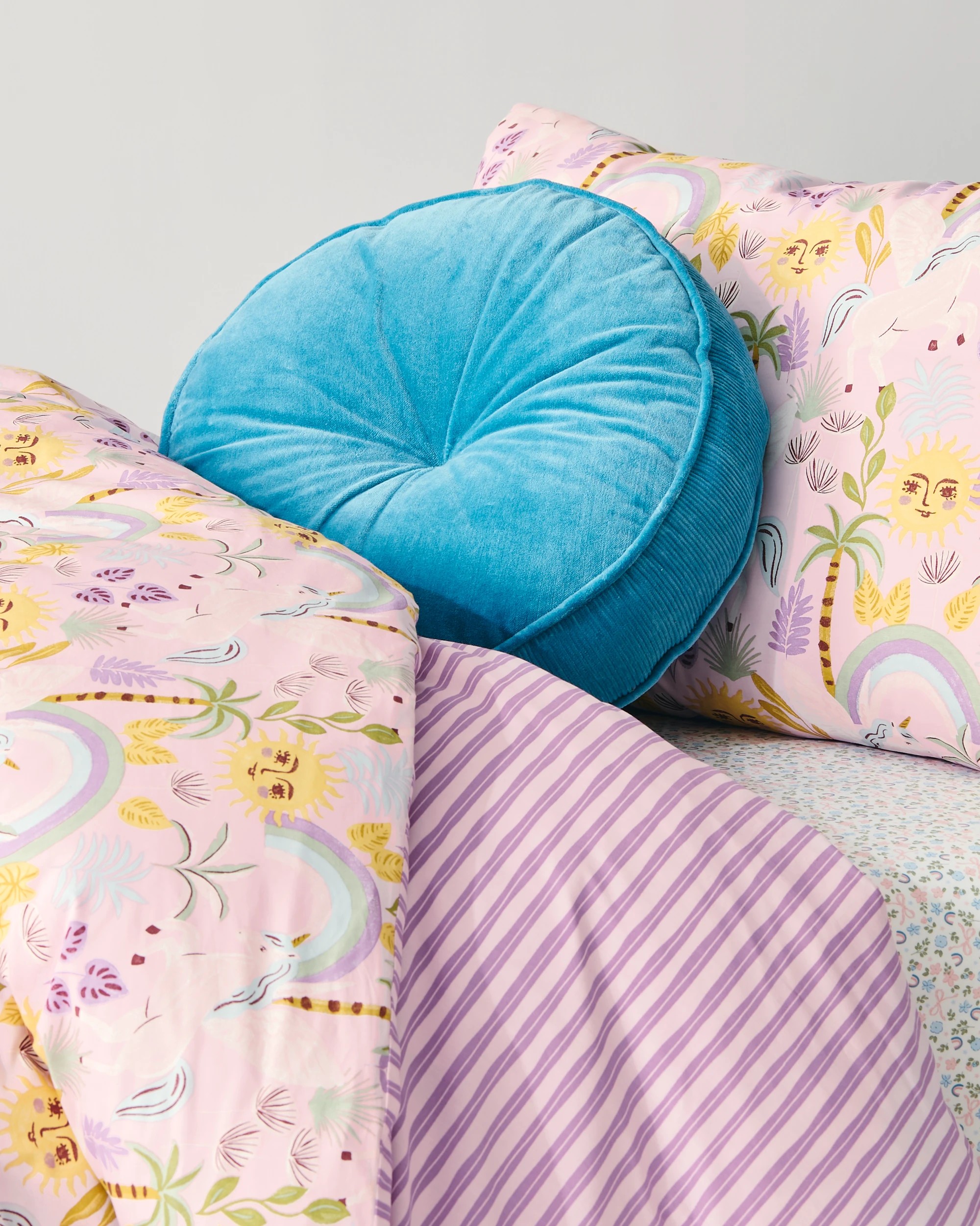 5 Target Unicorn Quilt Cover Set - Single Bed - Pink, 5 of 10