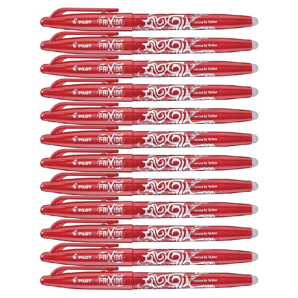 3 PILOT Frixion Ball Erasable Gel Pen 0.7mm Red 12 Pack, 3 of 4