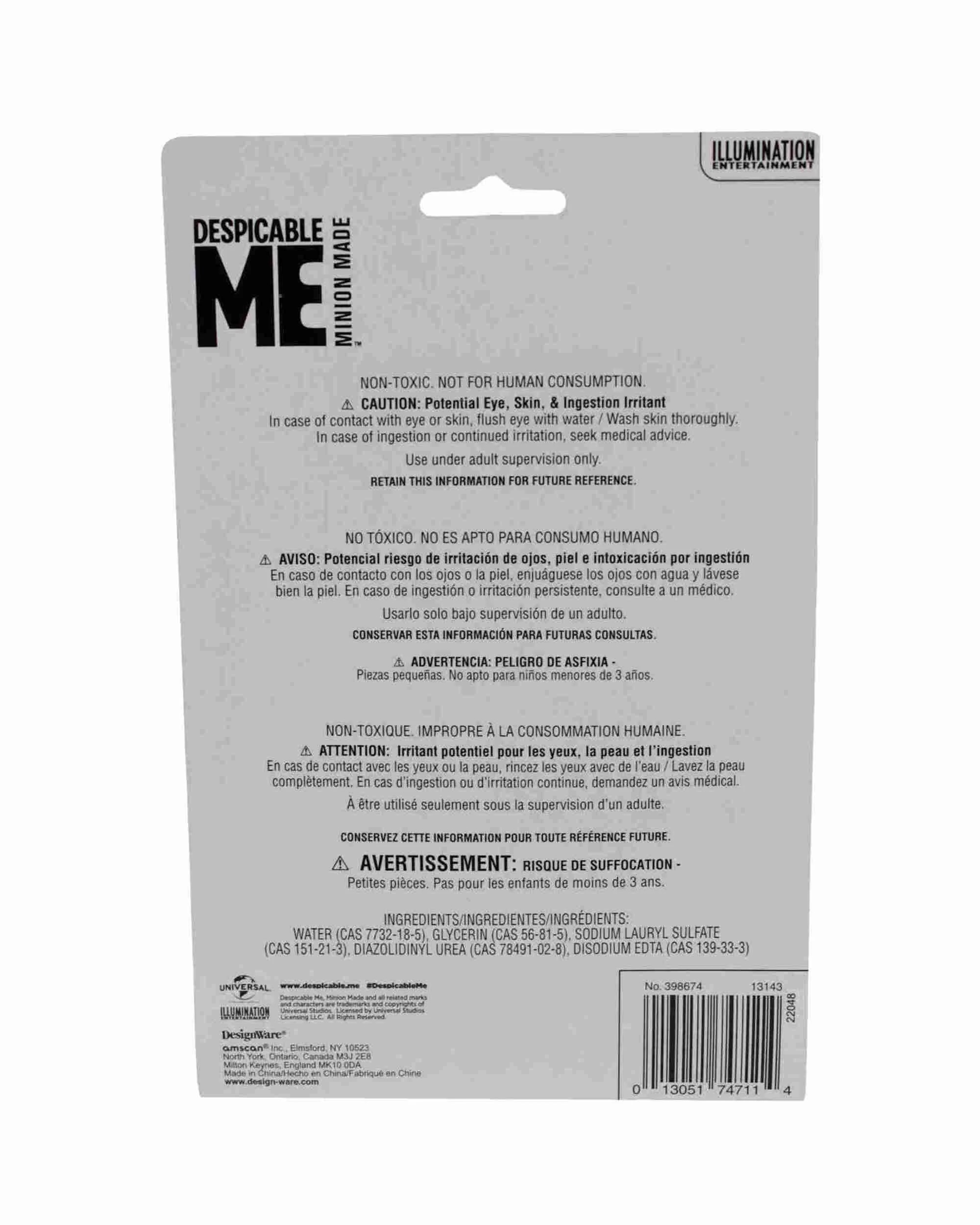 3 Despicable Me Despicable Me Minion Mini Bubble Bottles Pack of 12 - Yellow, 3 of 3