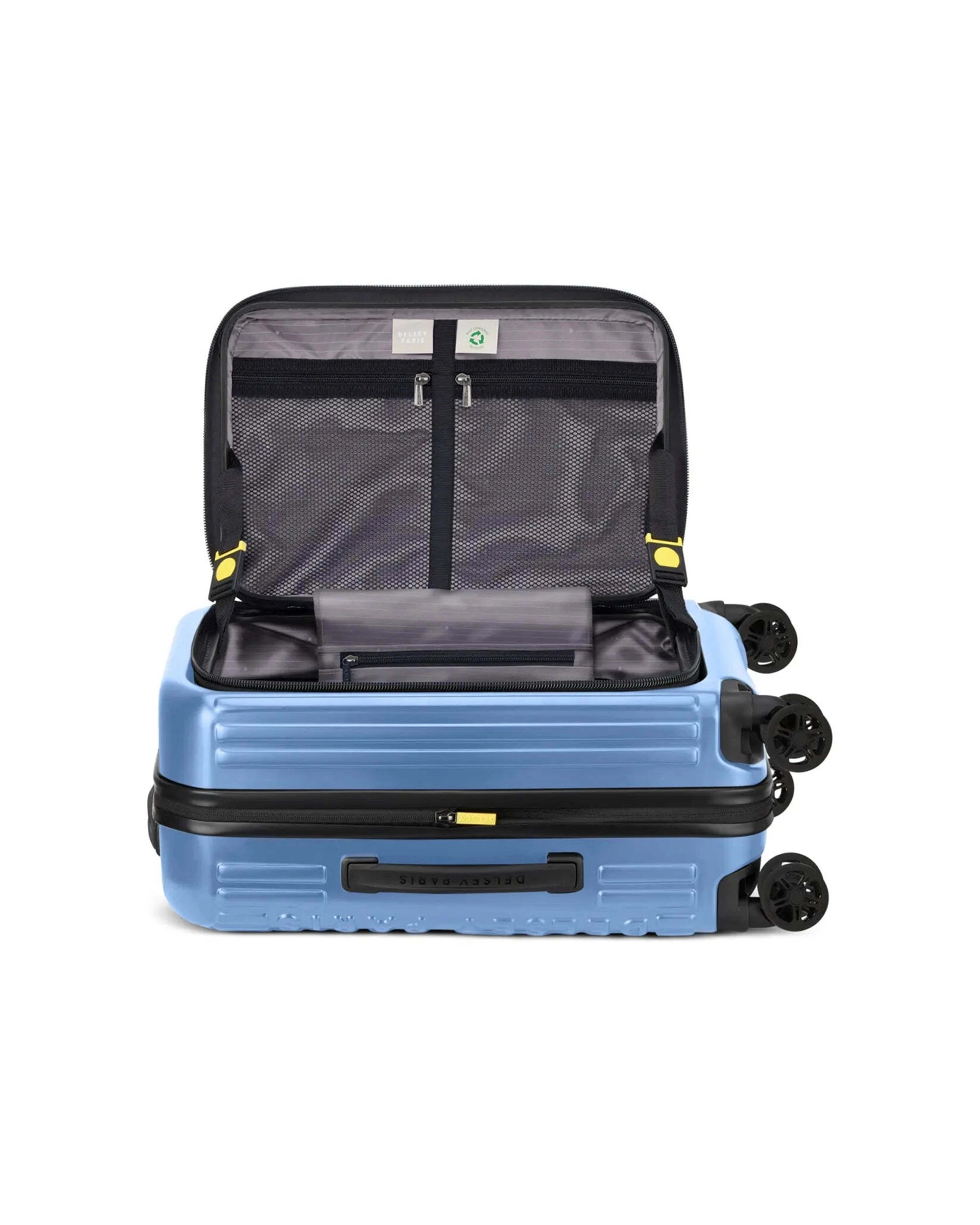2 Delsey Securtime Zip 55 cm Top Opening 4-Wheel Expandable Cabin Suitcase Lavender - Blue, 2 of 6