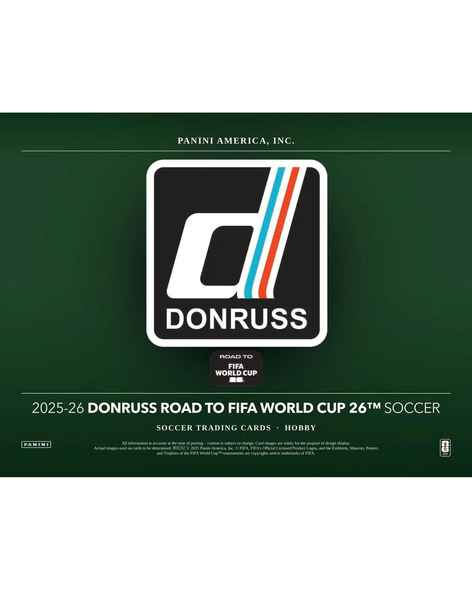 3 Panini 2025/2026 Donruss Road to FIFA World Cup Soccer Hobby Box, 3 of 9