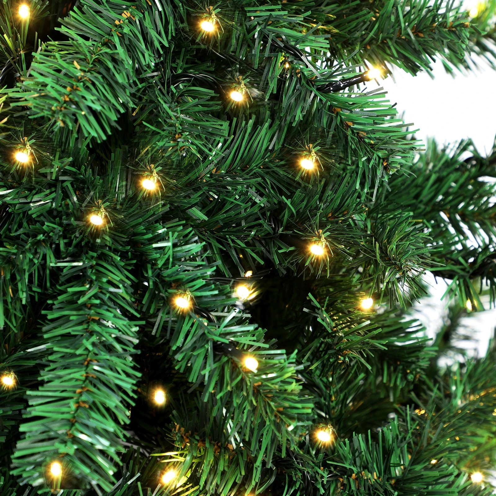 6 Tinseltown LED Christmas Tree 2.4M 8FT Xmas Trees Decorations 1400 Tips - Green, 6 of 7