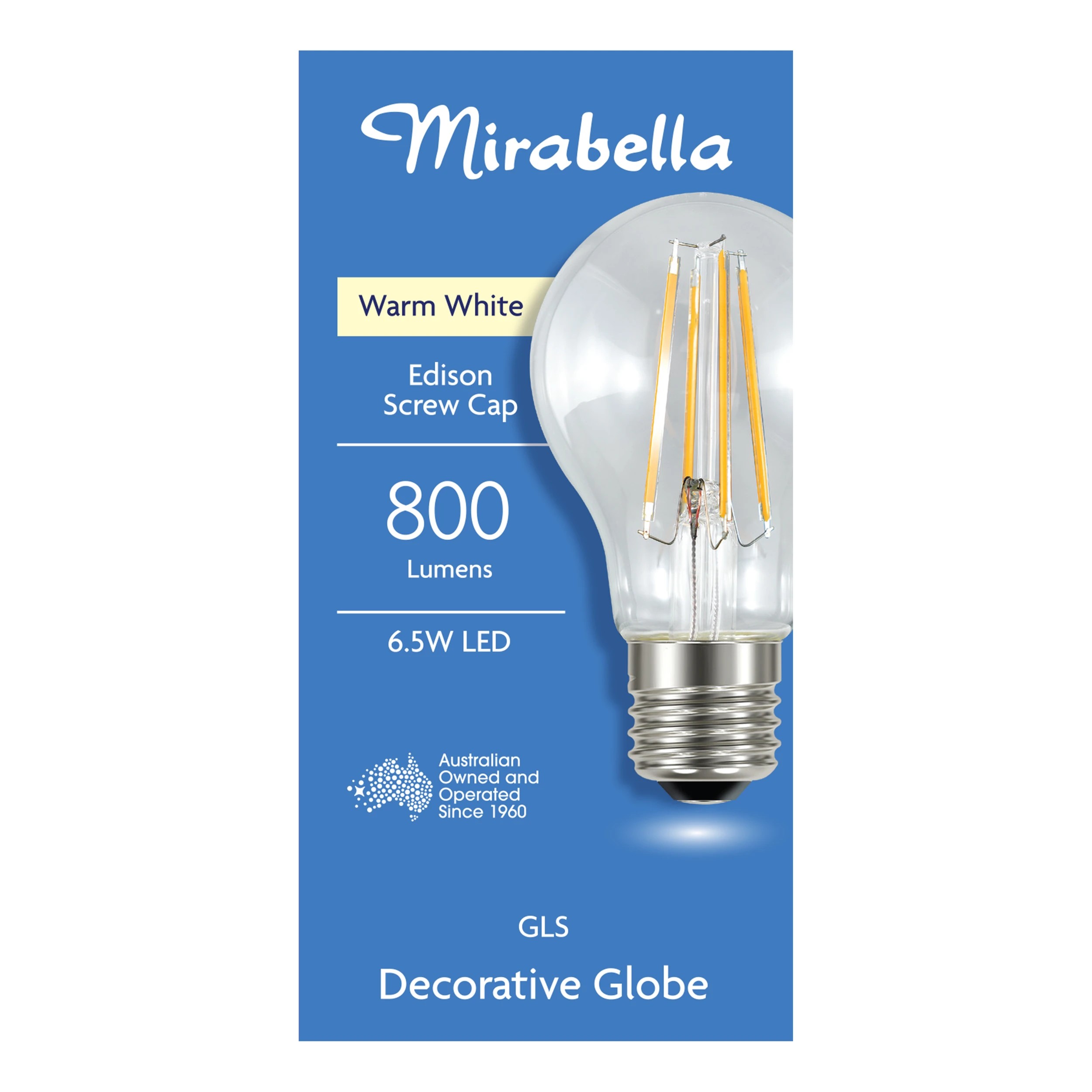 1 Mirabella 6.5W LED GLS Decorative Globe, 1 of 5