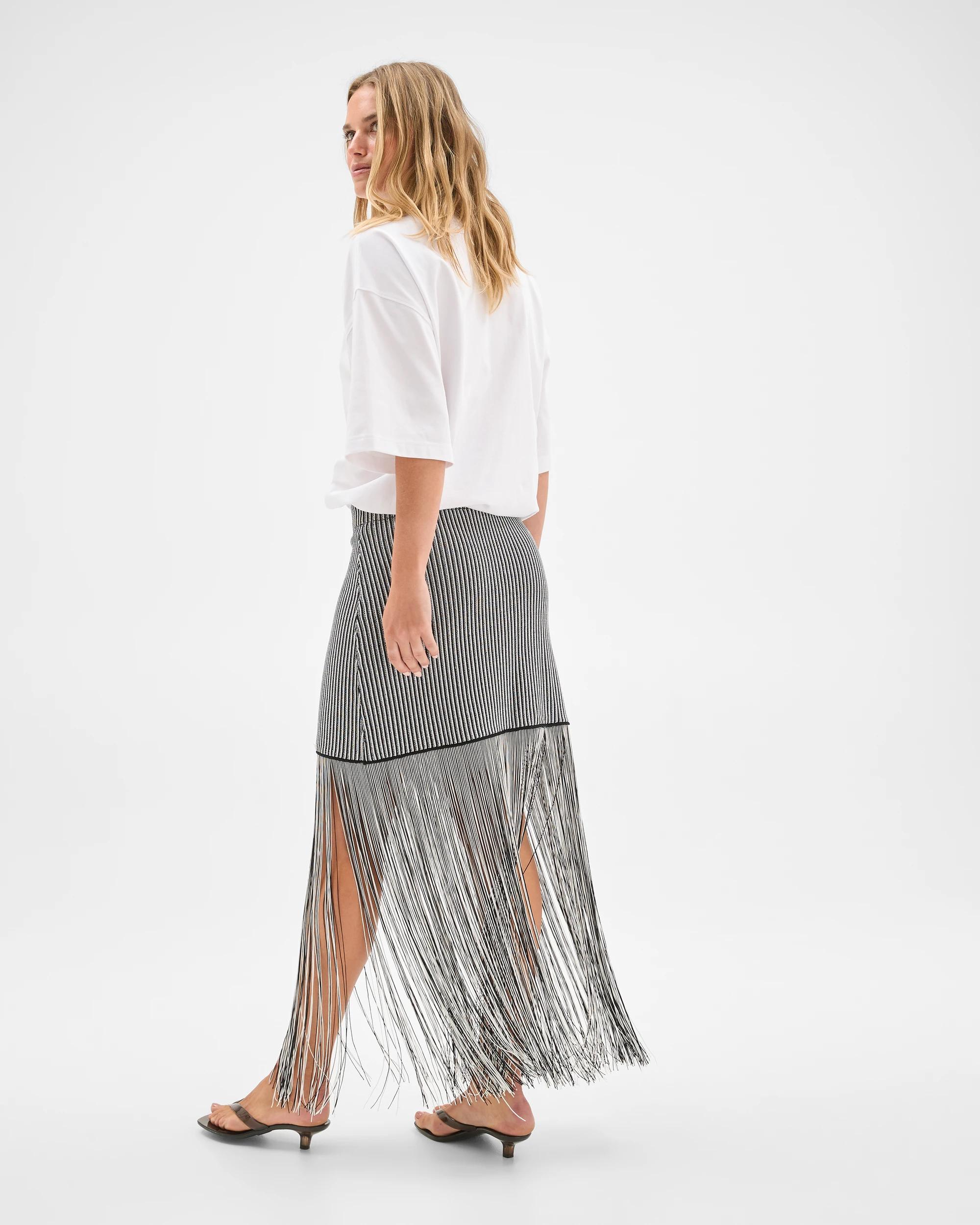 7 Lily Loves Fringe Midi Skirt , 7 of 7