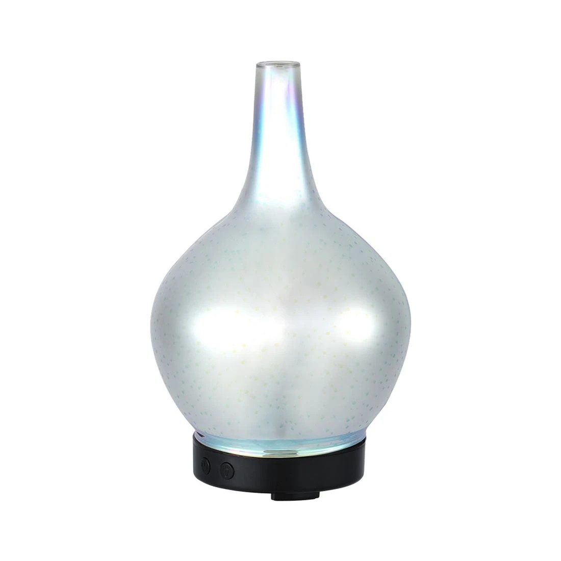 3 Devanti Ultrasonic Aroma Aromatherapy Diffuser 3D Light Oil Firework - Black, 3 of 6