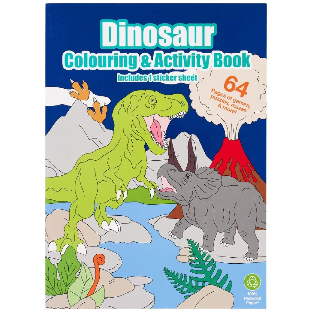 1 Studymate Dinosaur Colouring and Activity Book, 1 of 3