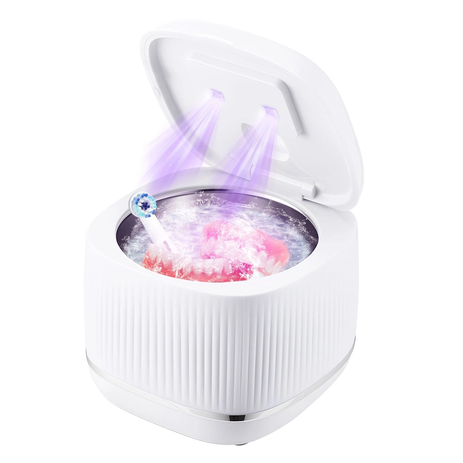 4 Ausway Ultrasonic Jewelry Cleaner Portable UV - White, 4 of 4