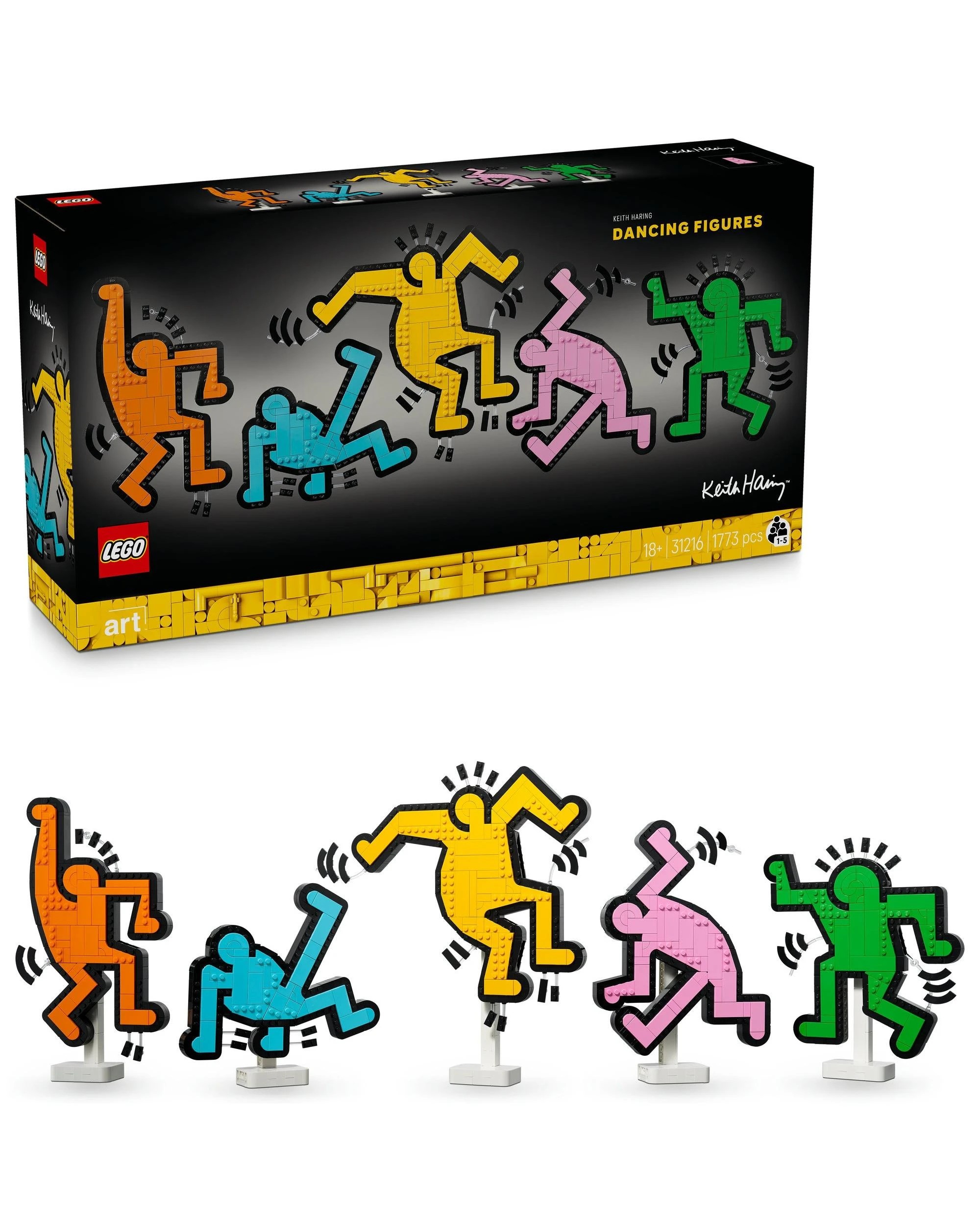 1 The LEGO Group LEGO Art: Keith Haring Dancing Figures - 31216, 1 of 10