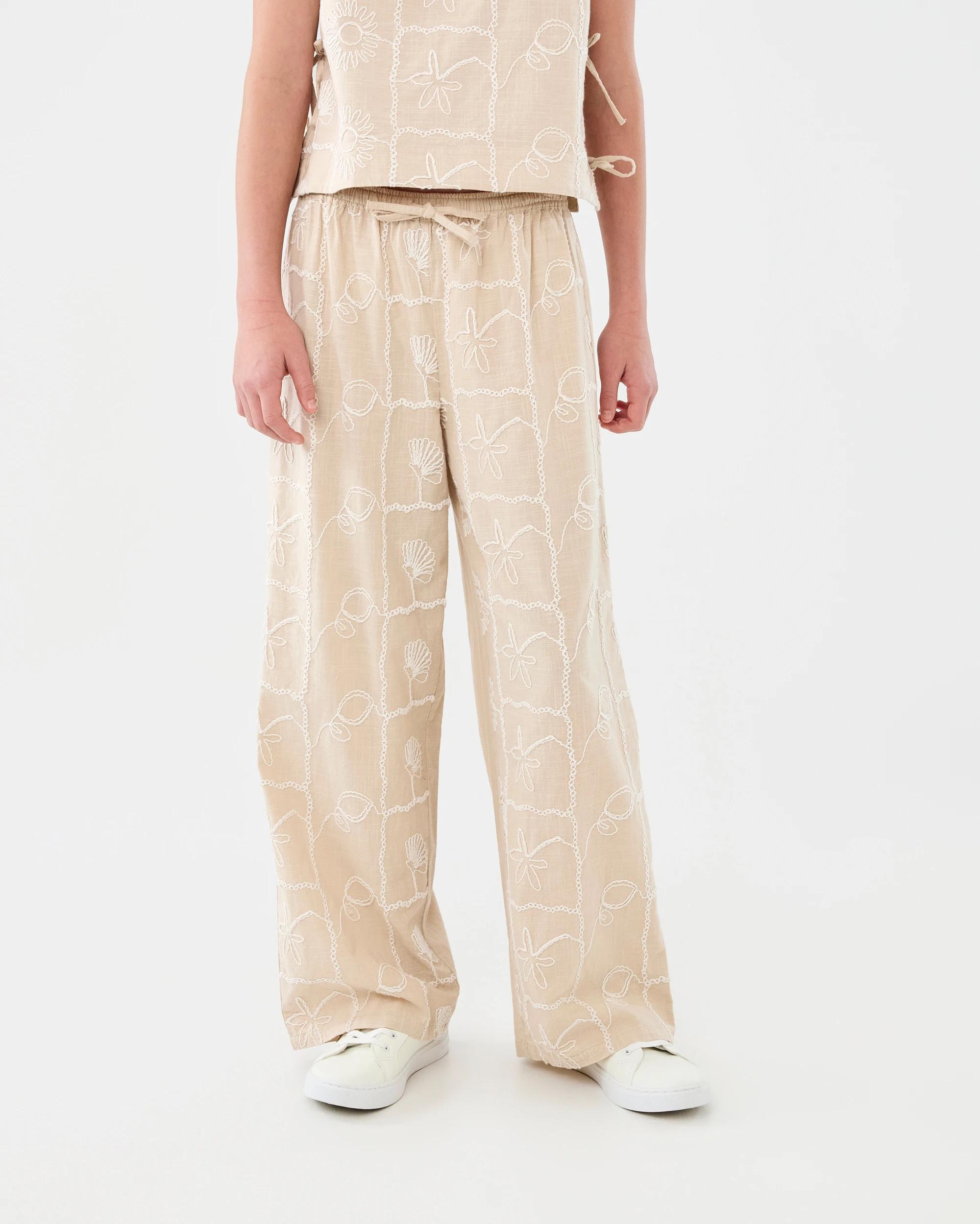 1 Wide Leg Detail Pants Pmc Chalk, 1 of 5