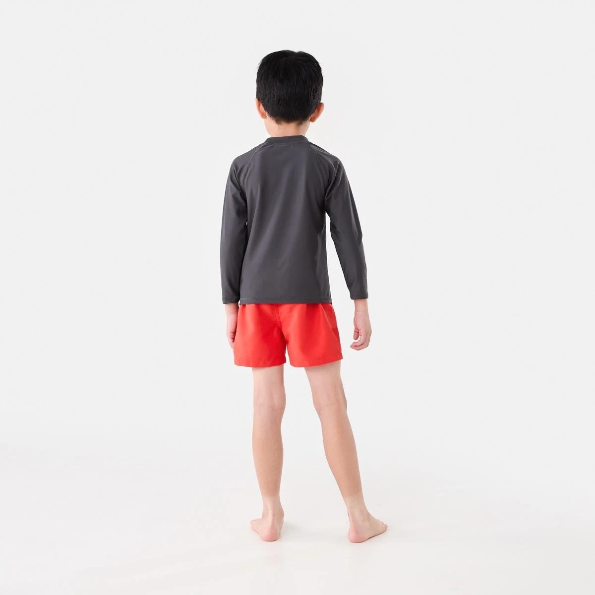 5 Plain Boardshorts POP RED, 5 of 5