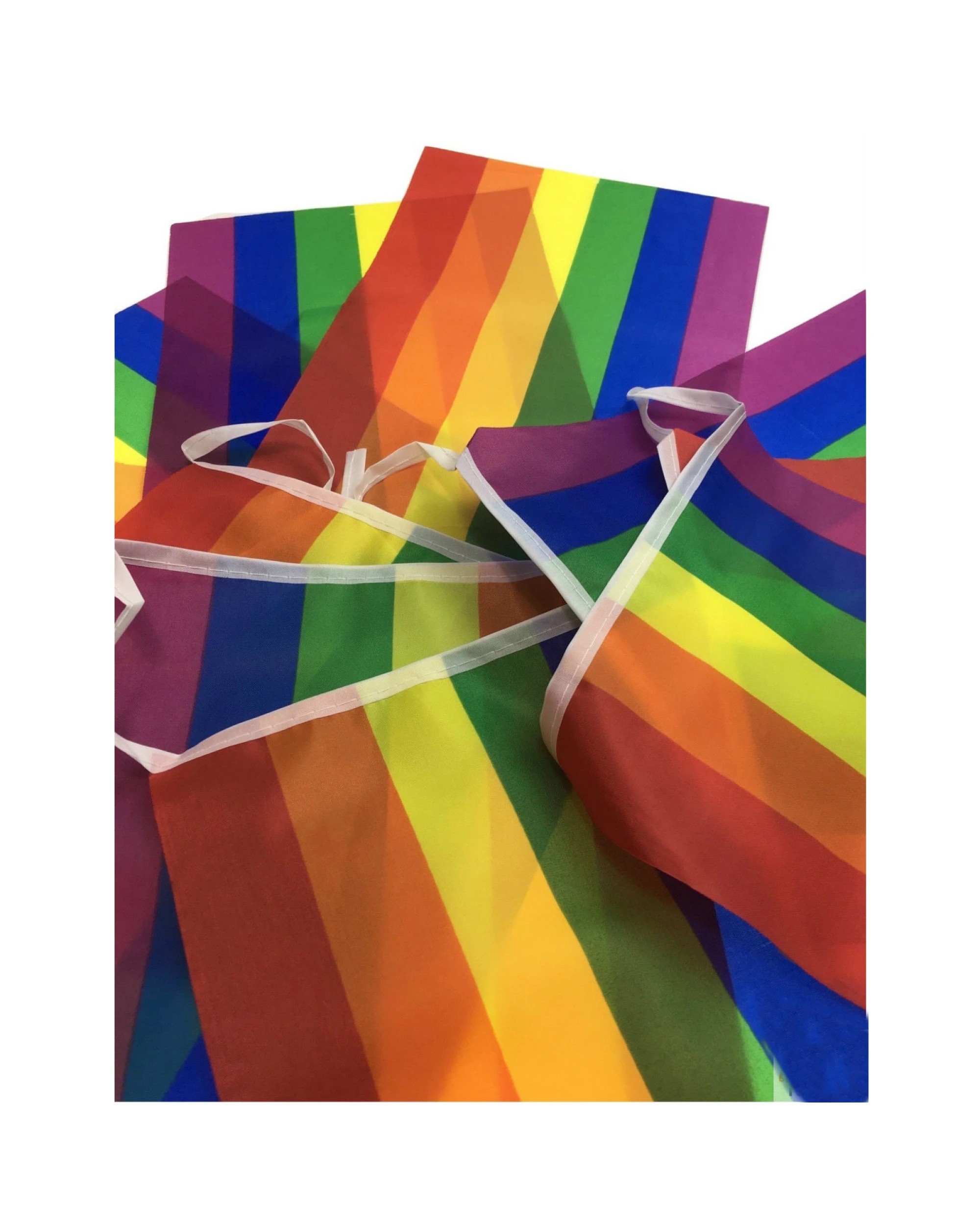3 BR Costumes Rainbow Bunting Flags for Party Decoration - 10 Pack, 3.6m Length, 3 of 5