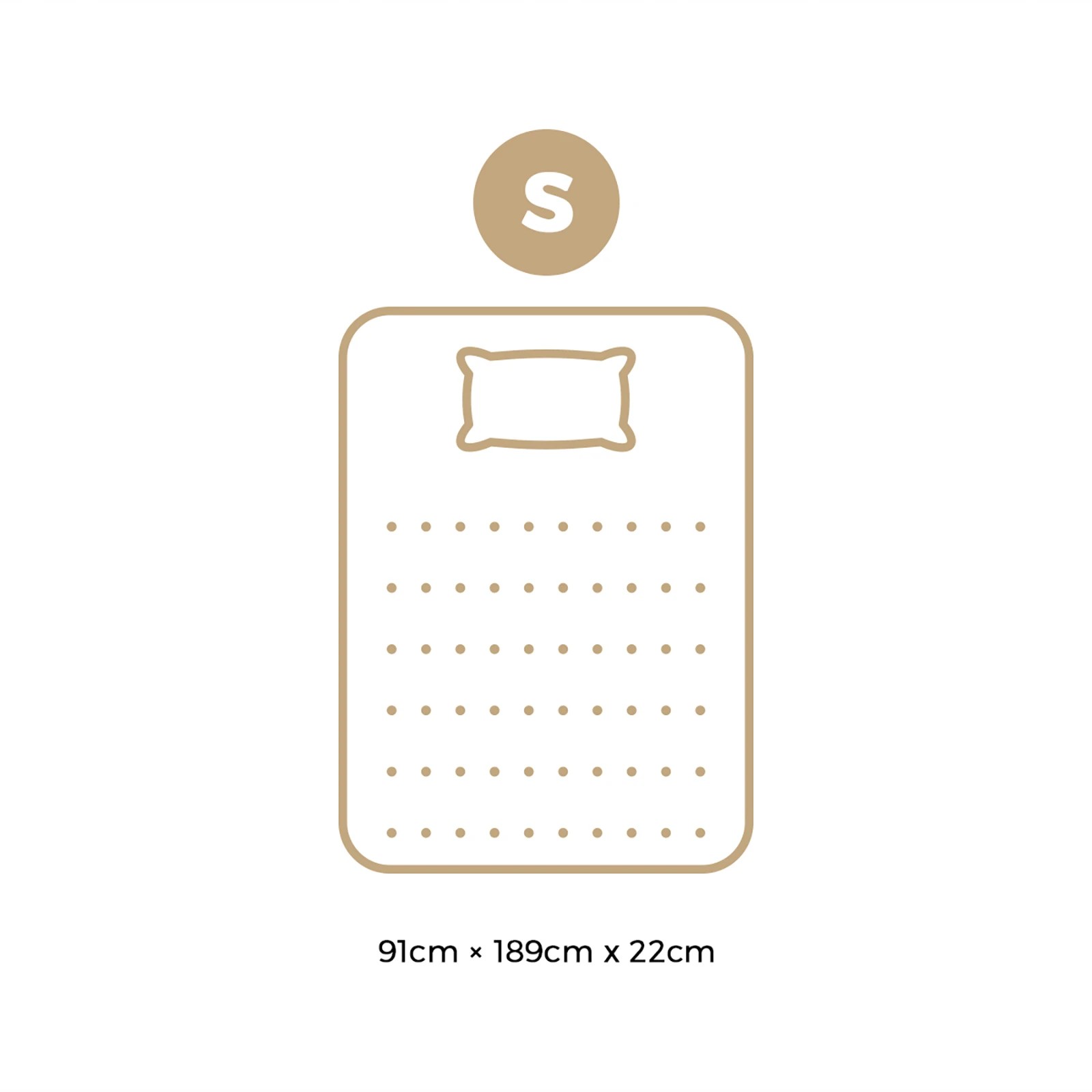 2 Bedra Bedding Single Mattress Cool Gel Foam Euro Top Bed 22cm
 - Multi, 2 of 2