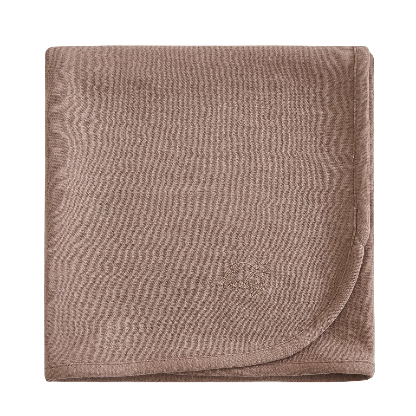 7 Merino Baby Australian Merino Wool Merino Blanket-Brown Marle, 7 of 7