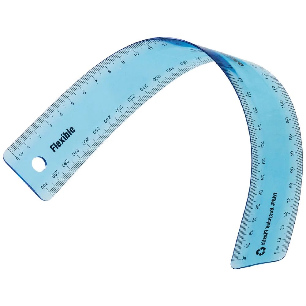 2 Studymate Flexible Ruler 30cm Blue, 2 of 2