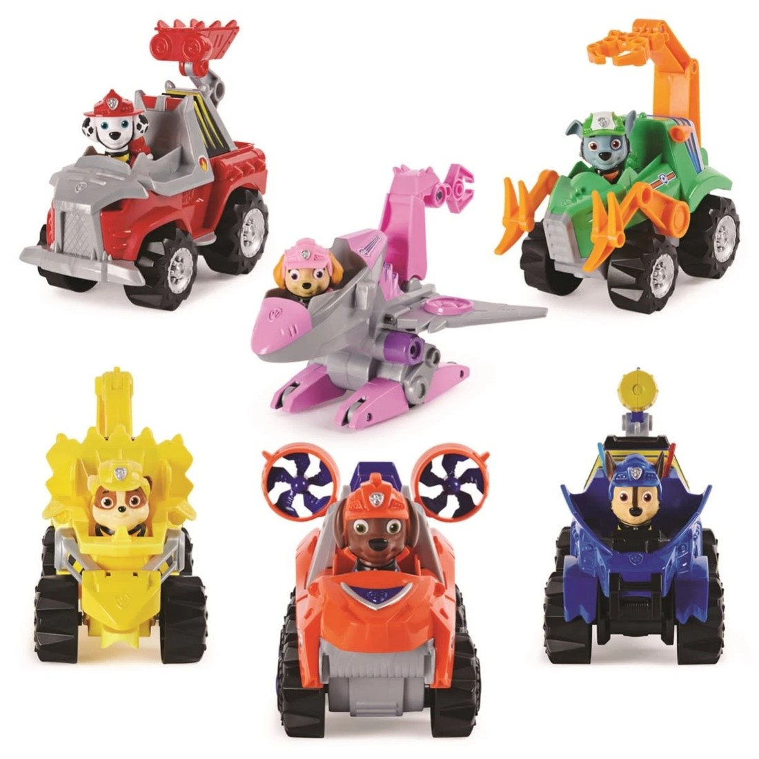2 PAW Patrol Dino Rescue Deluxe Vehicle Toy Set - Assorted, 2 of 7