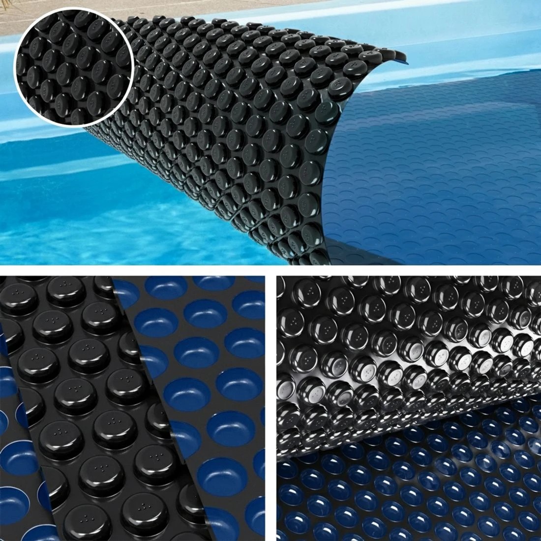 5 Aqua Buddy Pool Cover 600 Micron 10x4m w/ Roller 5.55m Swimming Pools - Multi, 5 of 6
