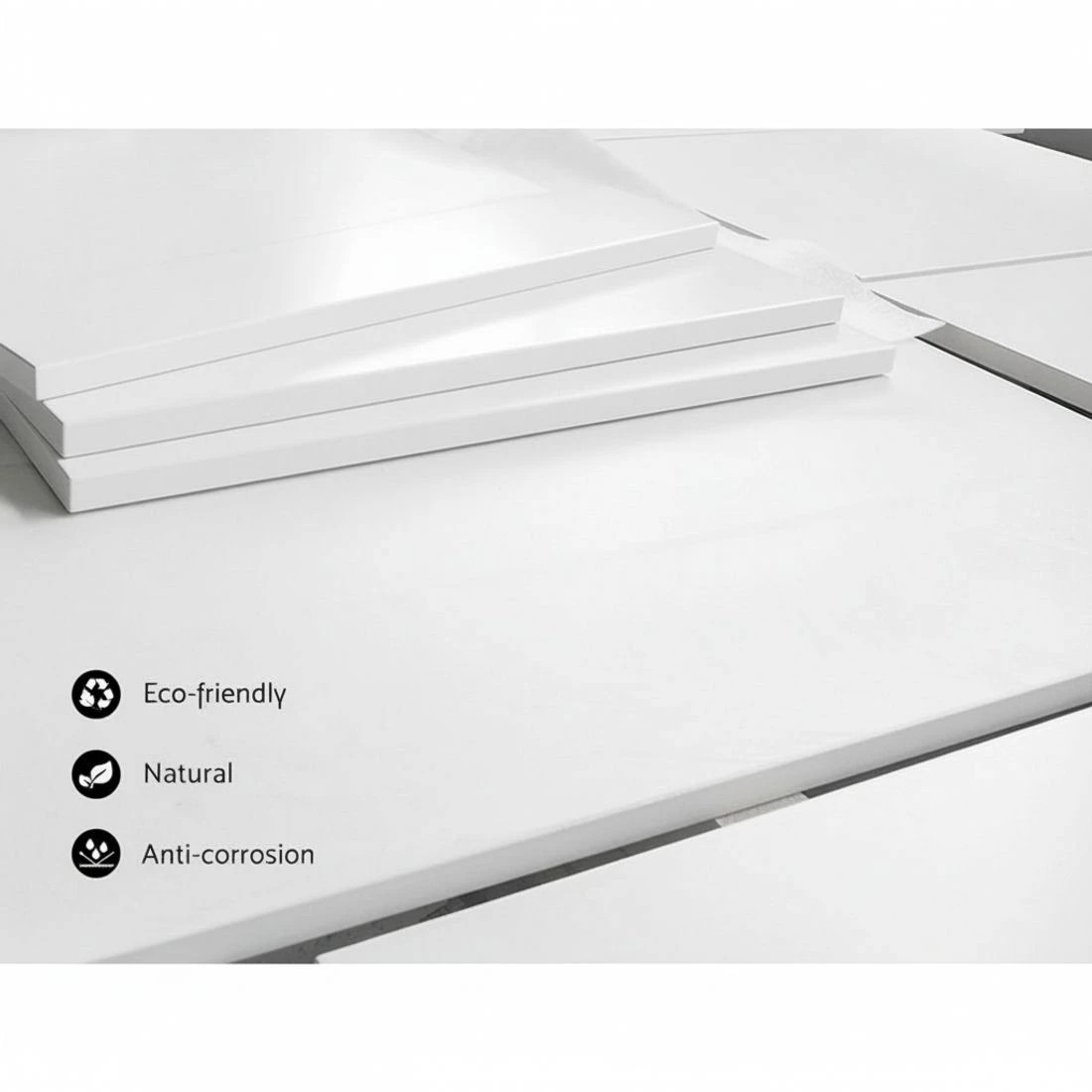 6 Artiss Bookshelf Set of 3 - White, 6 of 8