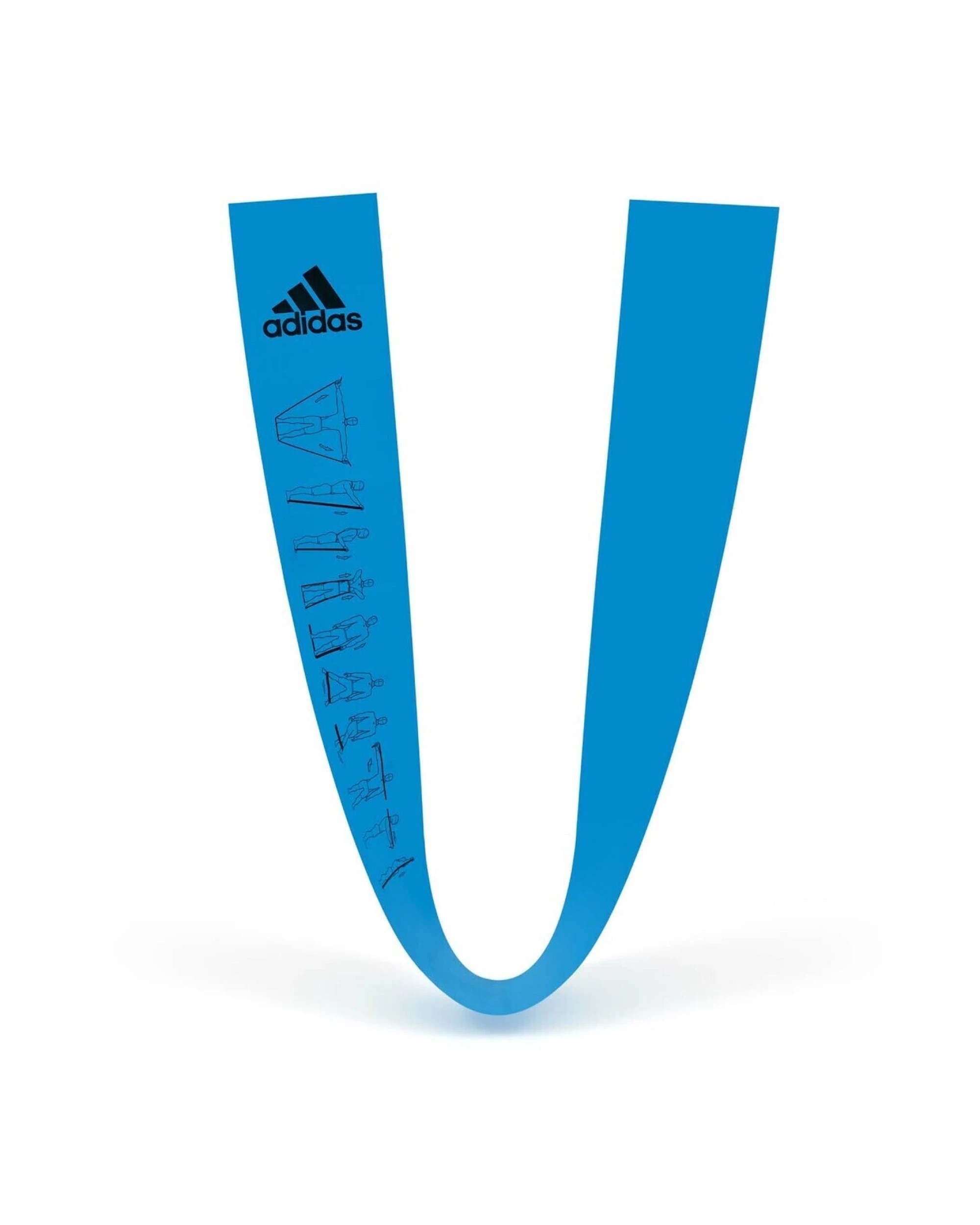 4 Adidas Training Bands Resistance Rally Training Workout Strap - 2x Blue&Orange, 4 of 6