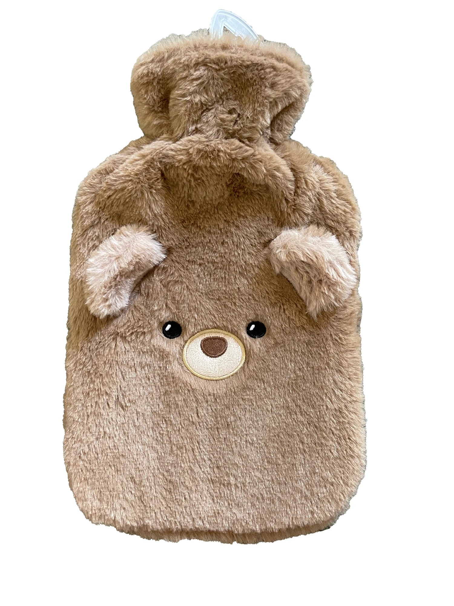 1 2L OXX Essentials Hot Water Bottle with Bear Cover, 1 of 2