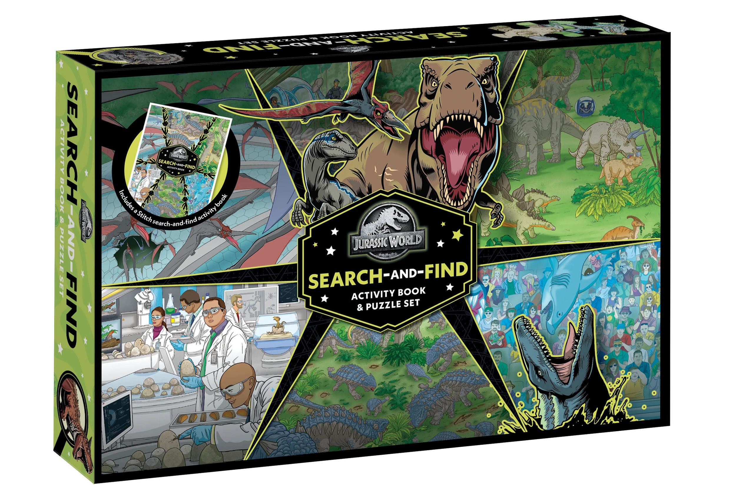 1 Jurassic World: Search-and-Find Activity Book and Puzzle Set - Book, 1 of 2