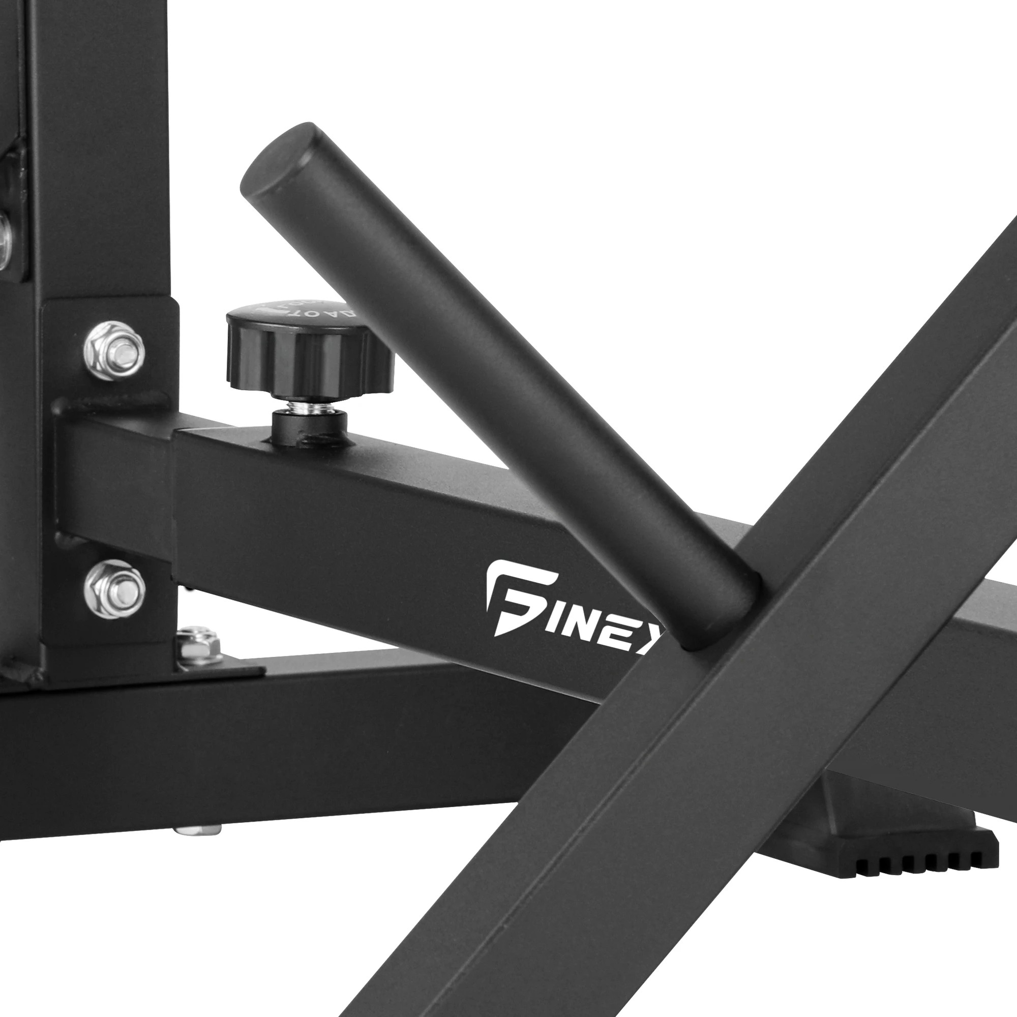 9 Finex Adjustable Squat Rack - Black, 9 of 9